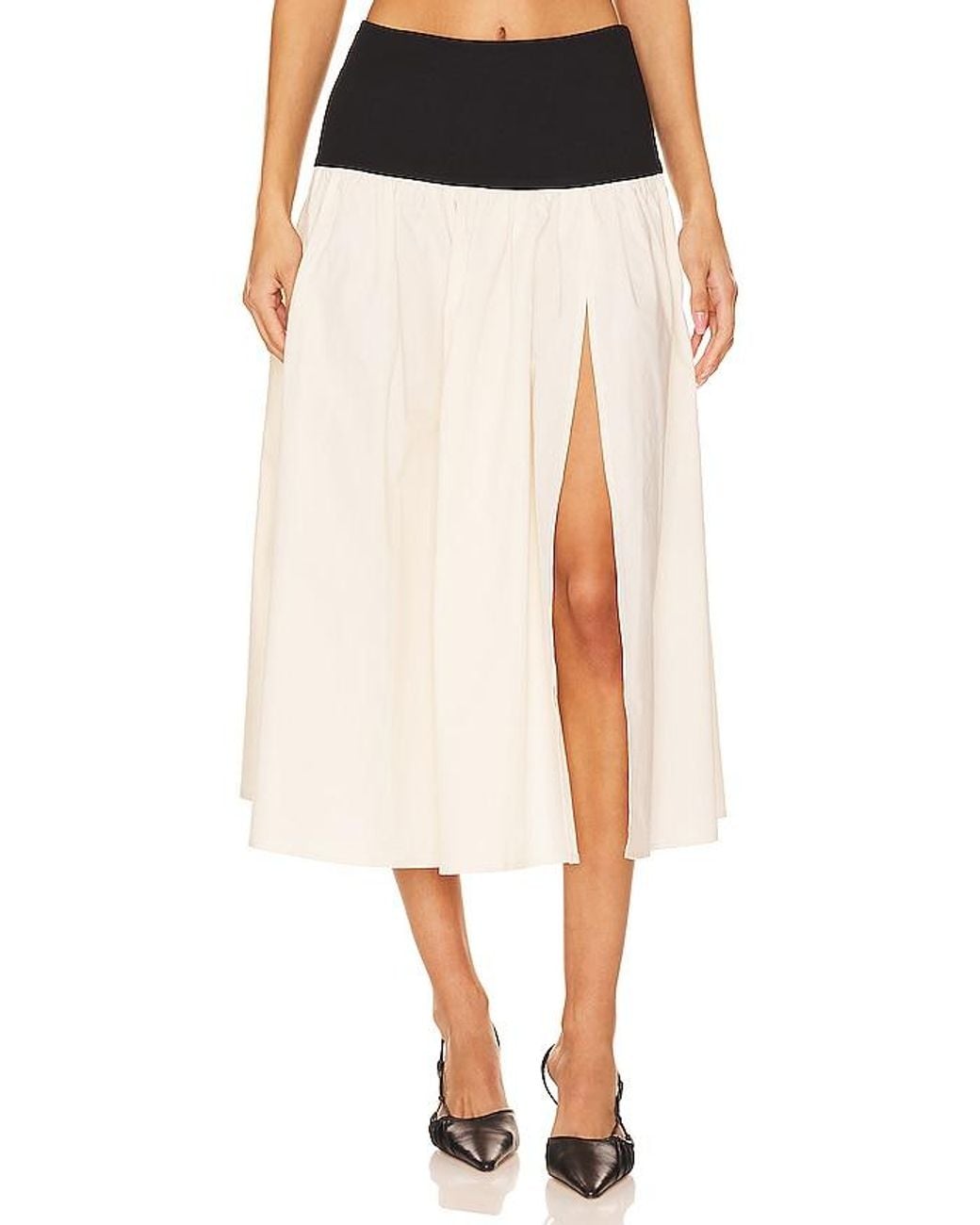 Lovers + Friends Black X Anja Dujaković Mac Midi Skirt