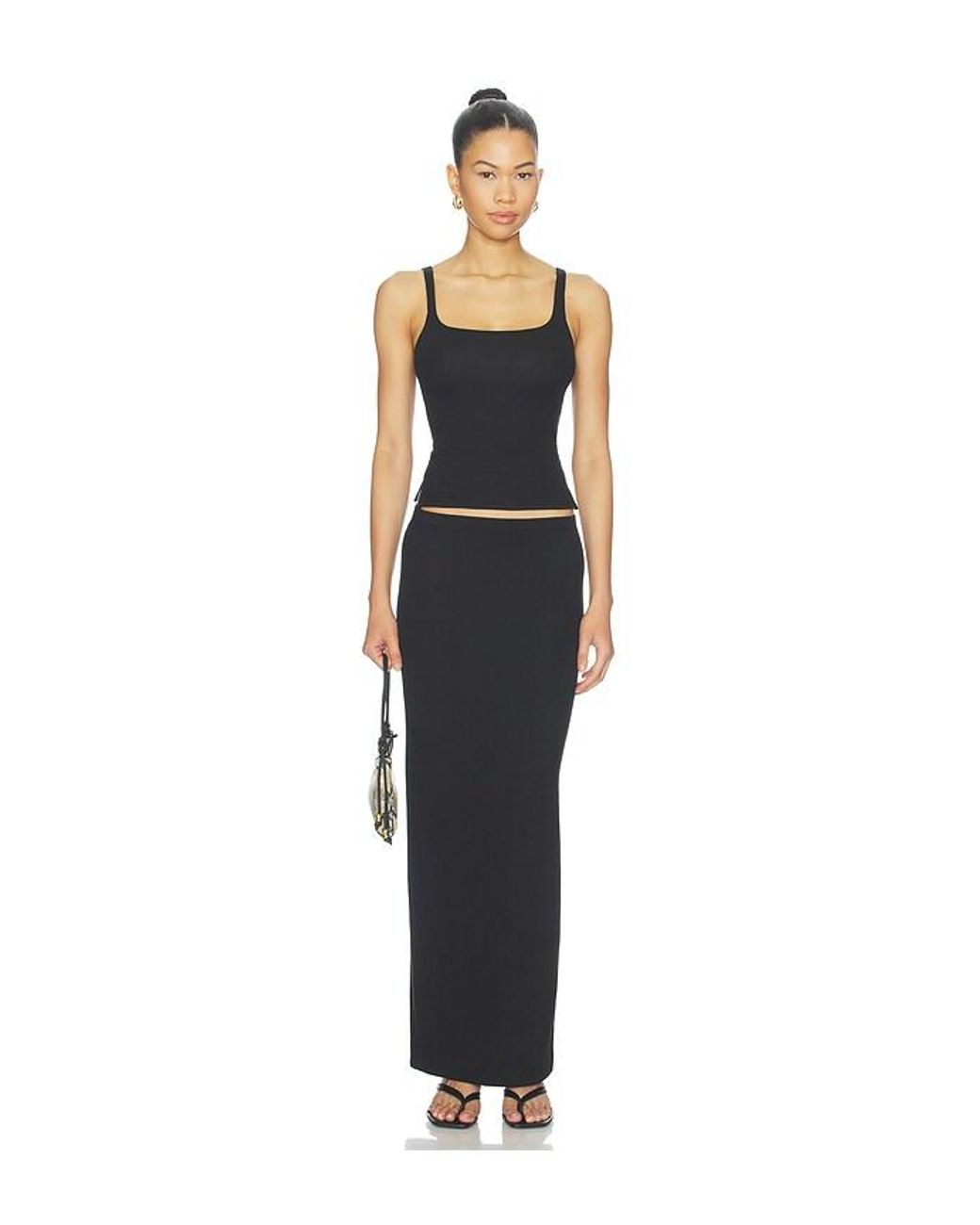 WAO Black Maxi Skirt