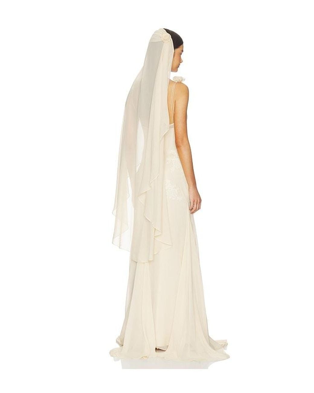 De La Vali White Lyra Veil