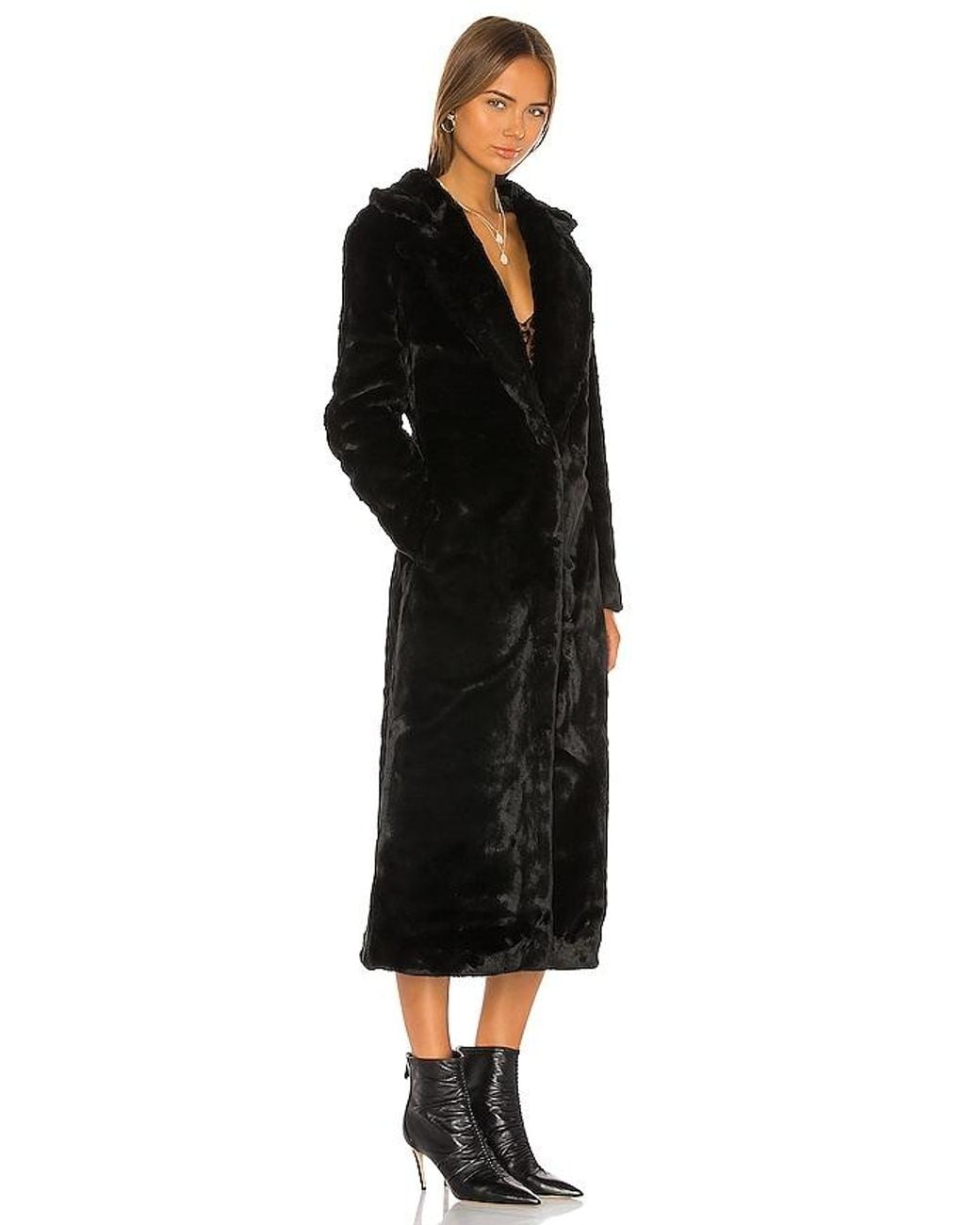 Unreal Fur Black The Bird Coat
