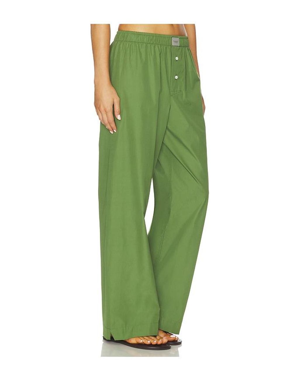 Comme Si Green La Boxer Alta Pant
