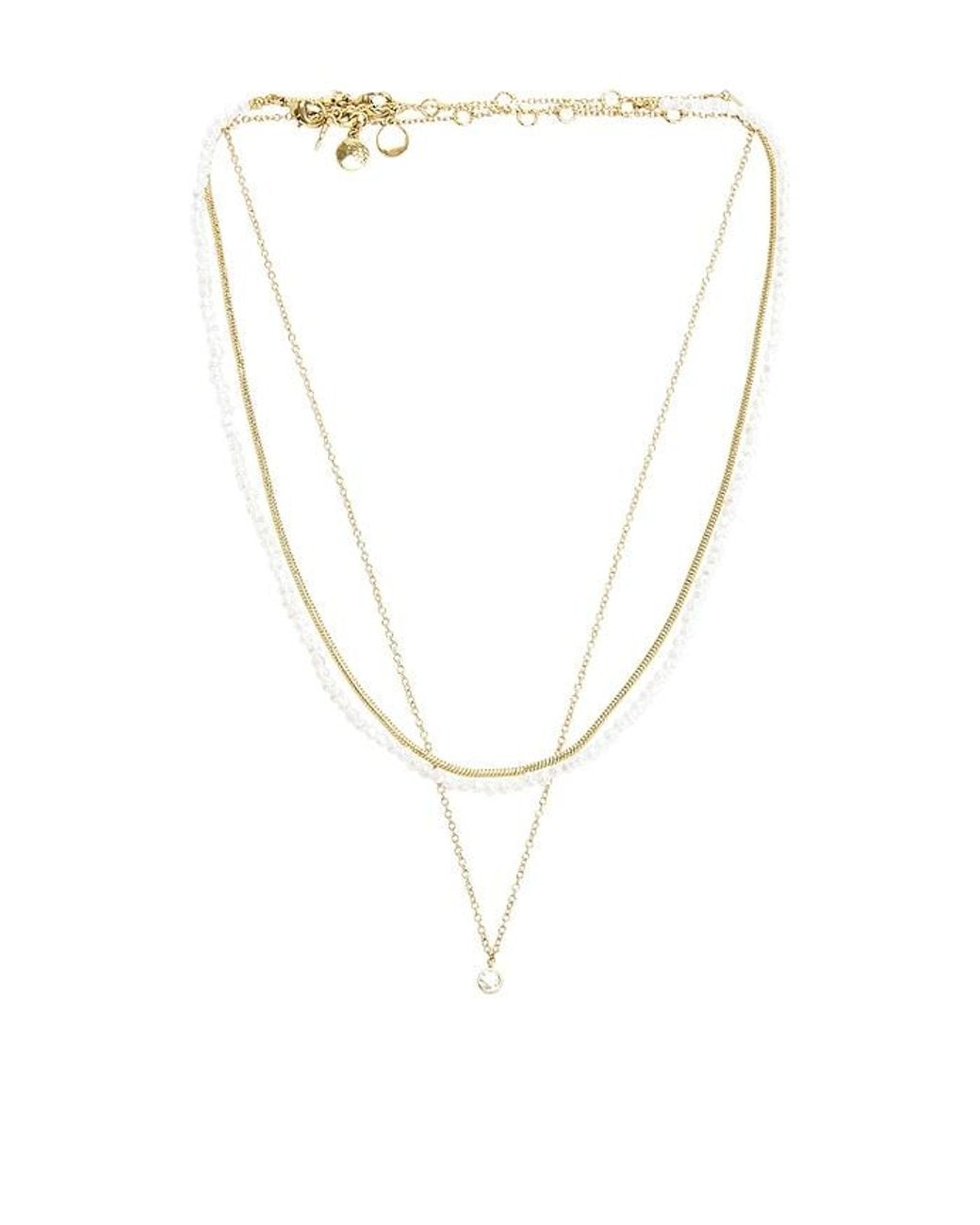 BaubleBar Metallic Rue Waterproof Necklace Set