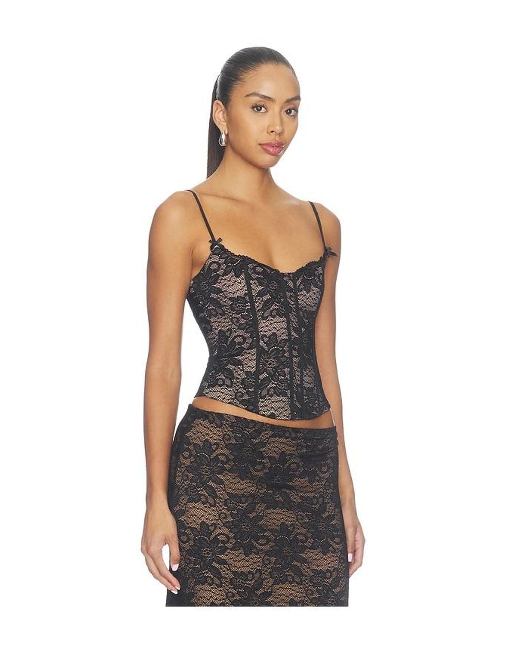 Runaway the Label Black Kiani Lace Bustier
