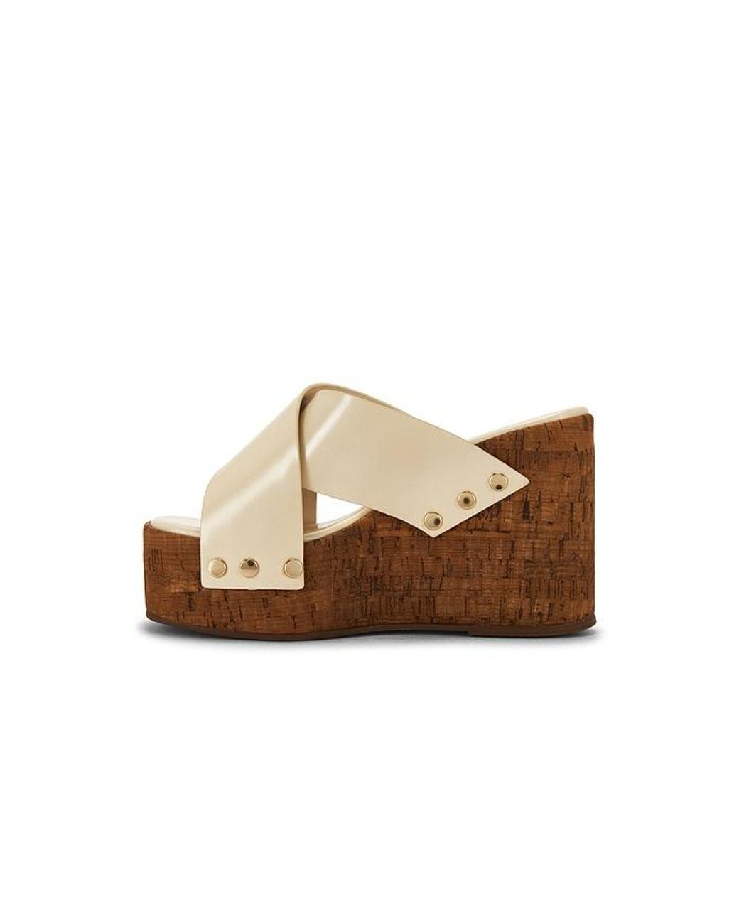 SCHUTZ SHOES Brown Serena Wedge Sandal