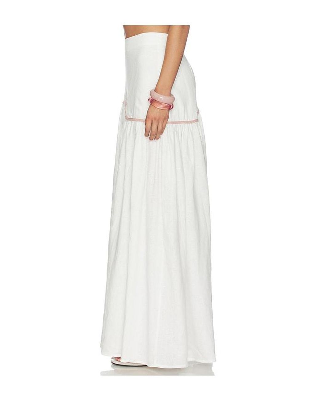 AZULU White Leia Skirt