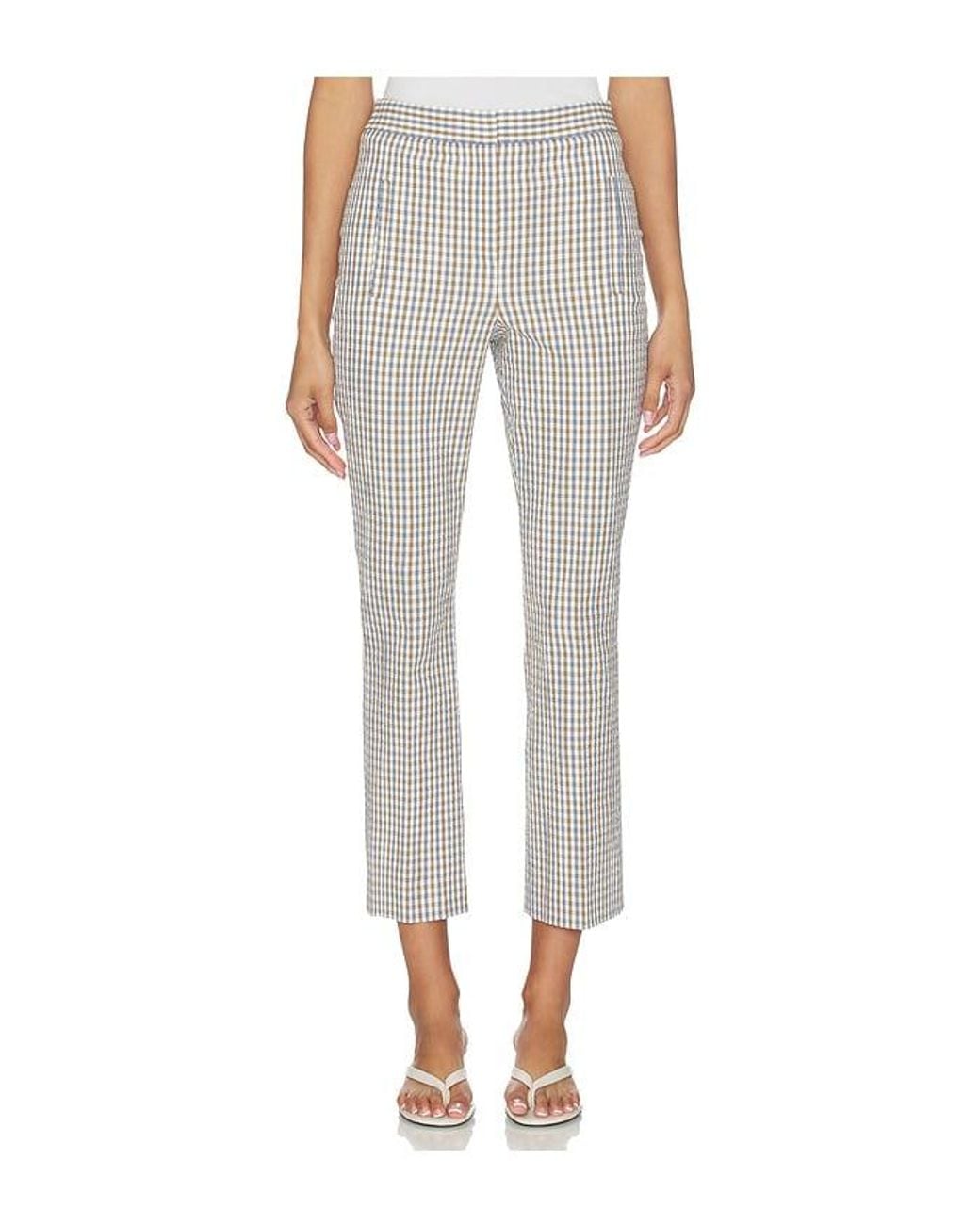 Veronica Beard White Arte Pant