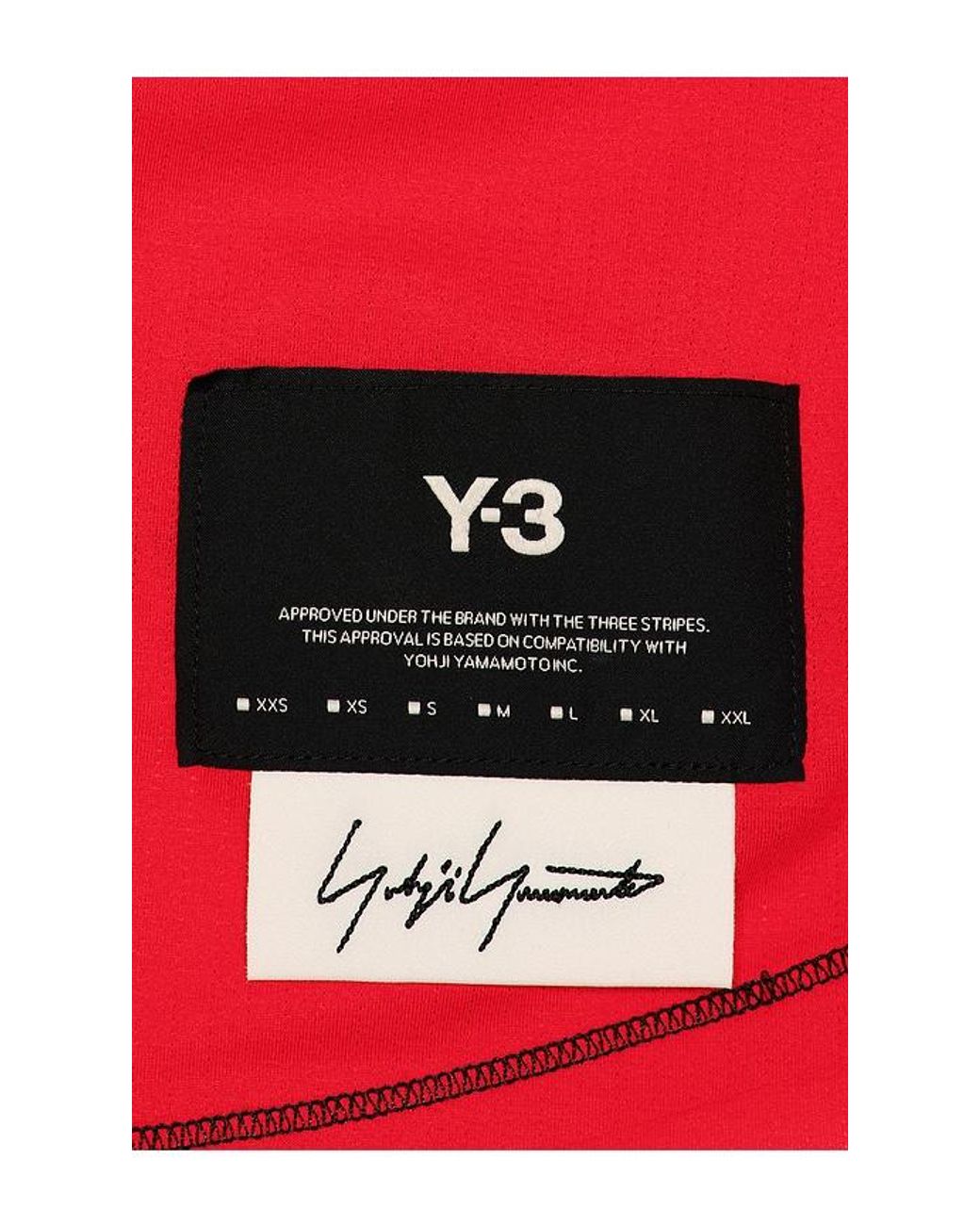 Y-3 Red Gfx Run Tee for men