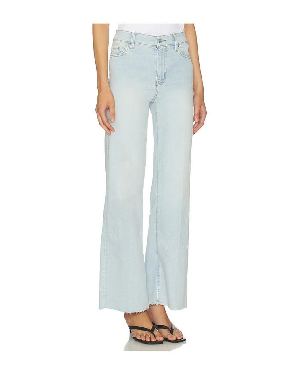 FRAME Blue Le Slim Palazzo Jeans