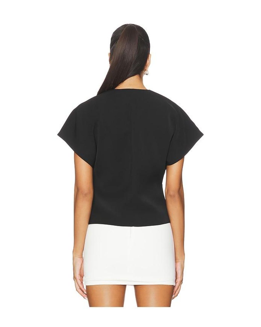 ALL THE WAYS Black Wanda Top