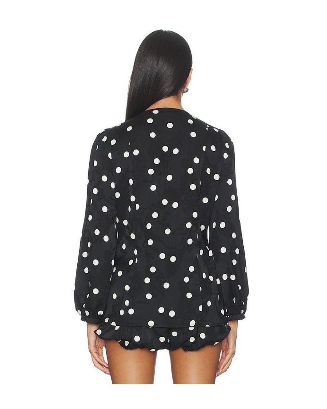 Lisa Says Gah Black Meera Blouse