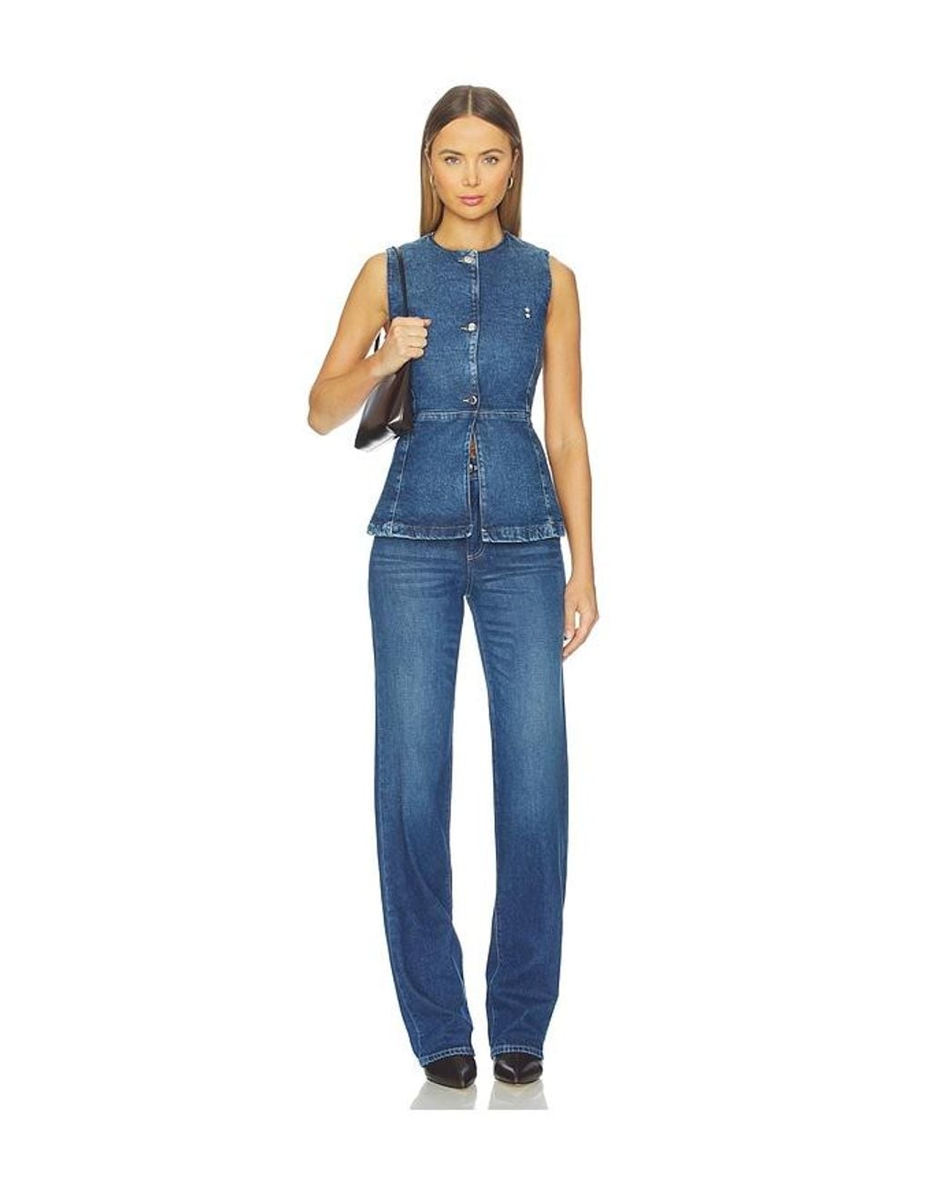 ICON DENIM Blue Lola Denim Vest