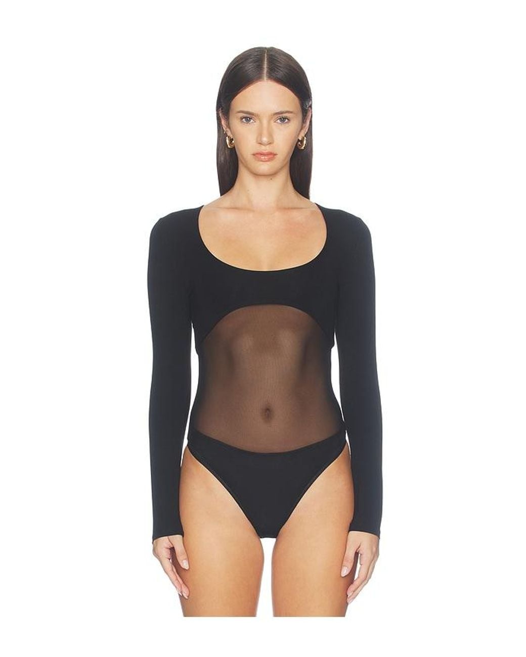 Sans Faff Black Georgia Bamboo Bodysuit