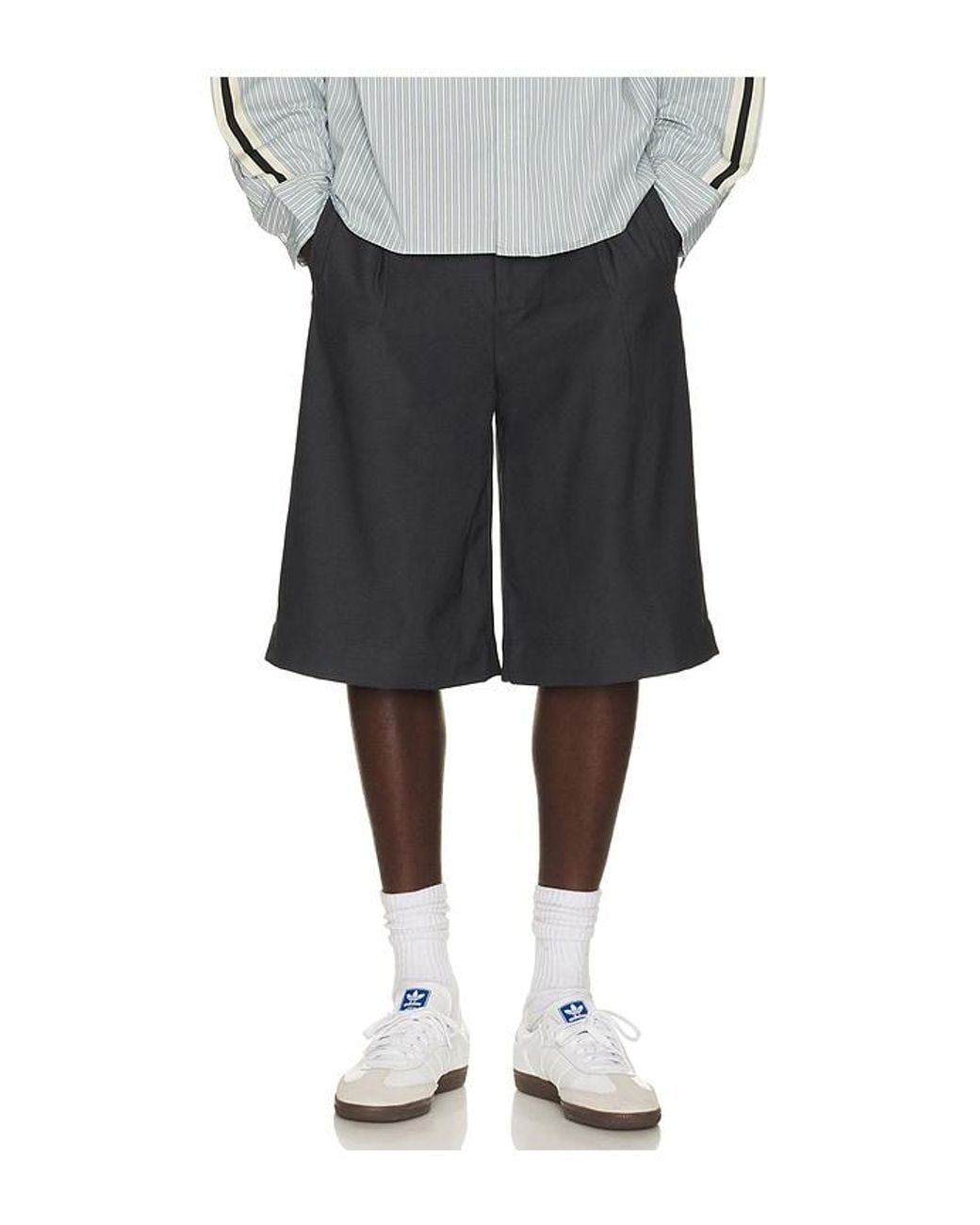JUNGLES Black Everyday Hollywood Waist Shorts for men