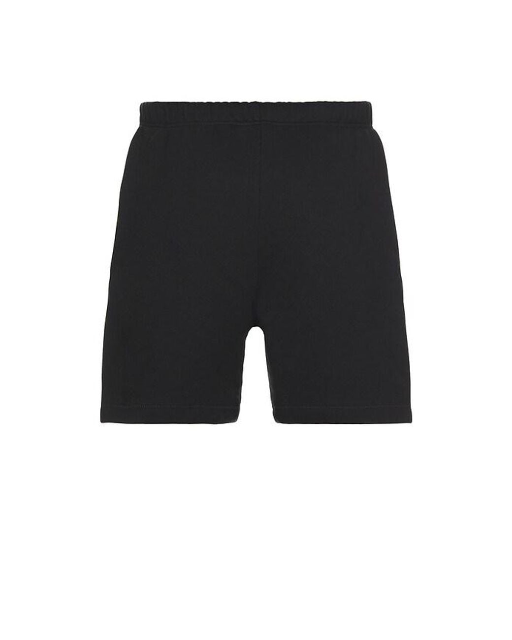 Fear Of God Black Soccer Fleece Shorts for men