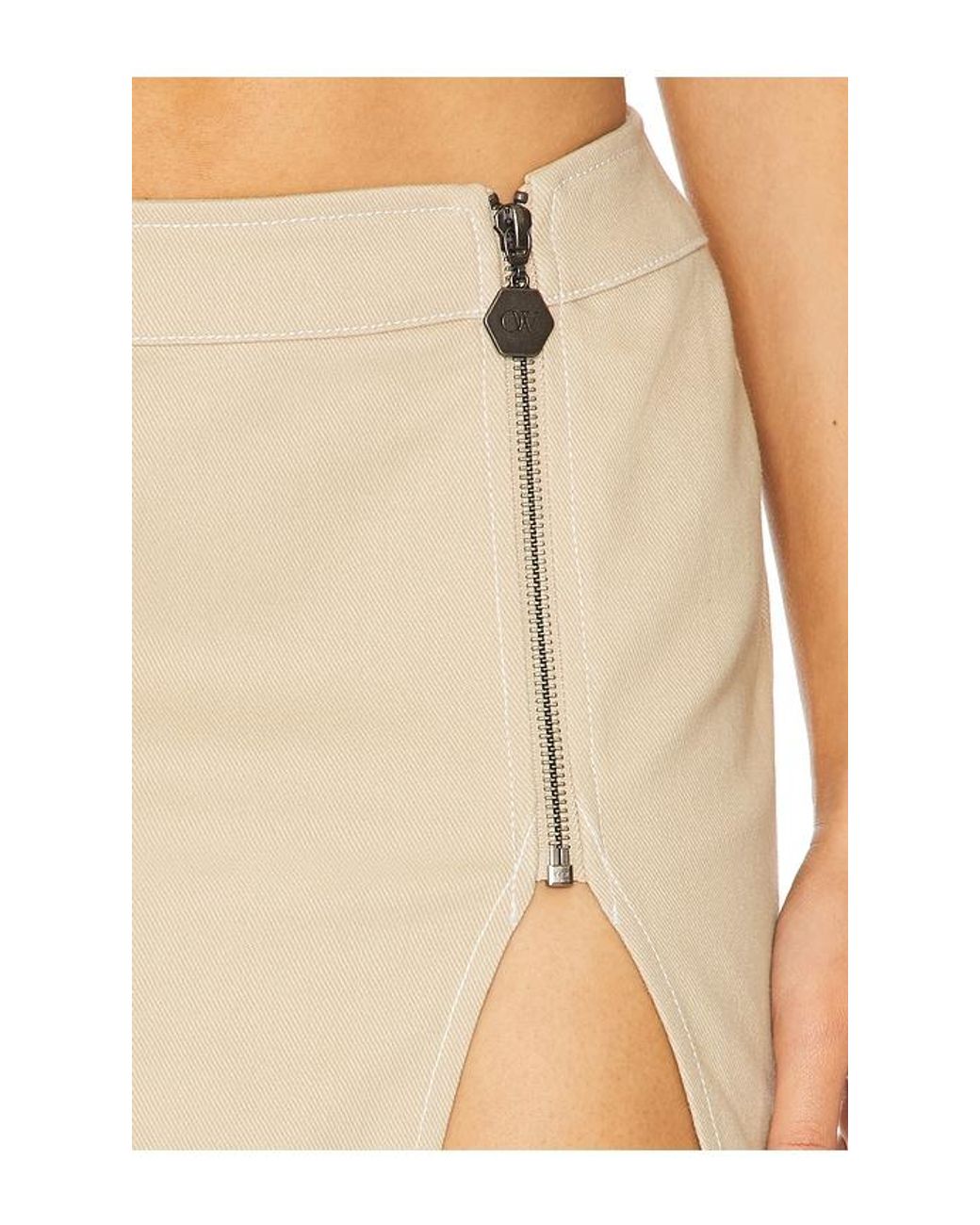 OW Collection White Marley Skirt