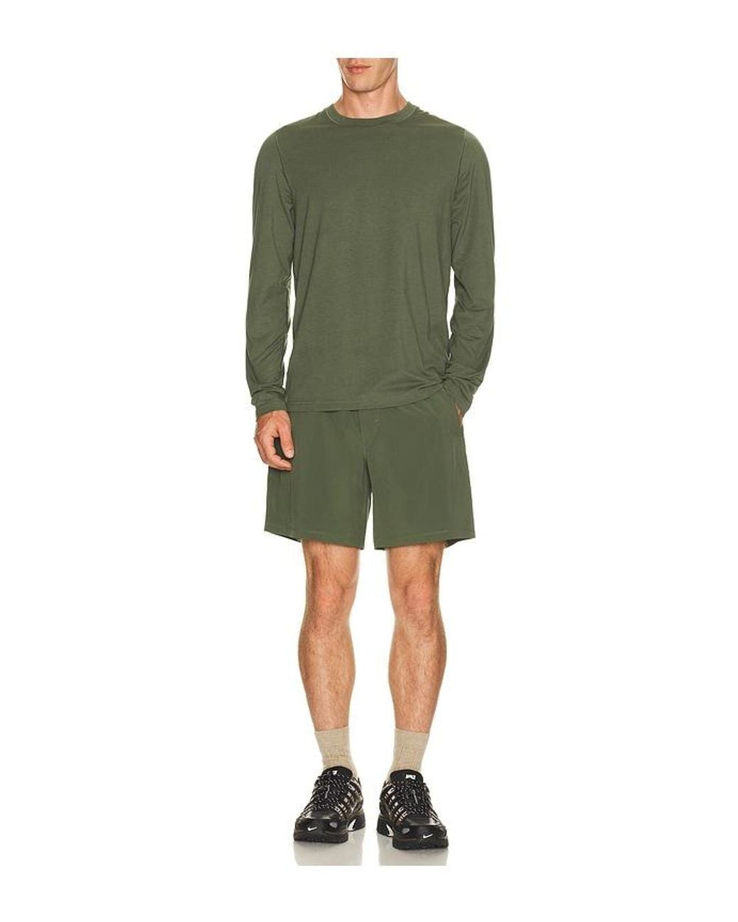 lululemon athletica Green Everyday Long Sleeve Shirt for men