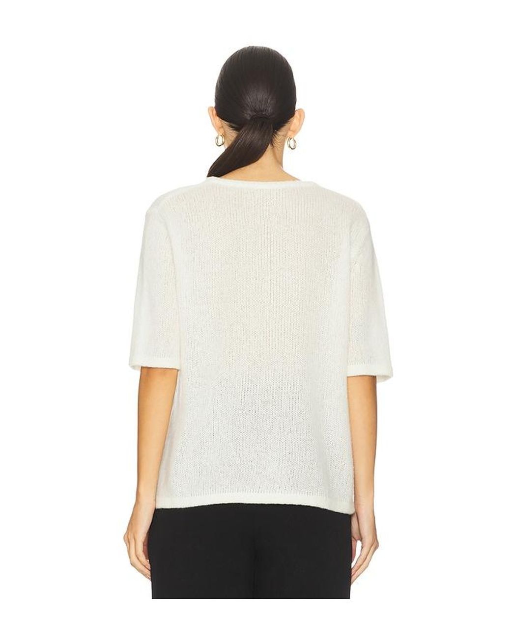 Lisa Yang White Cecelia T-Shirt