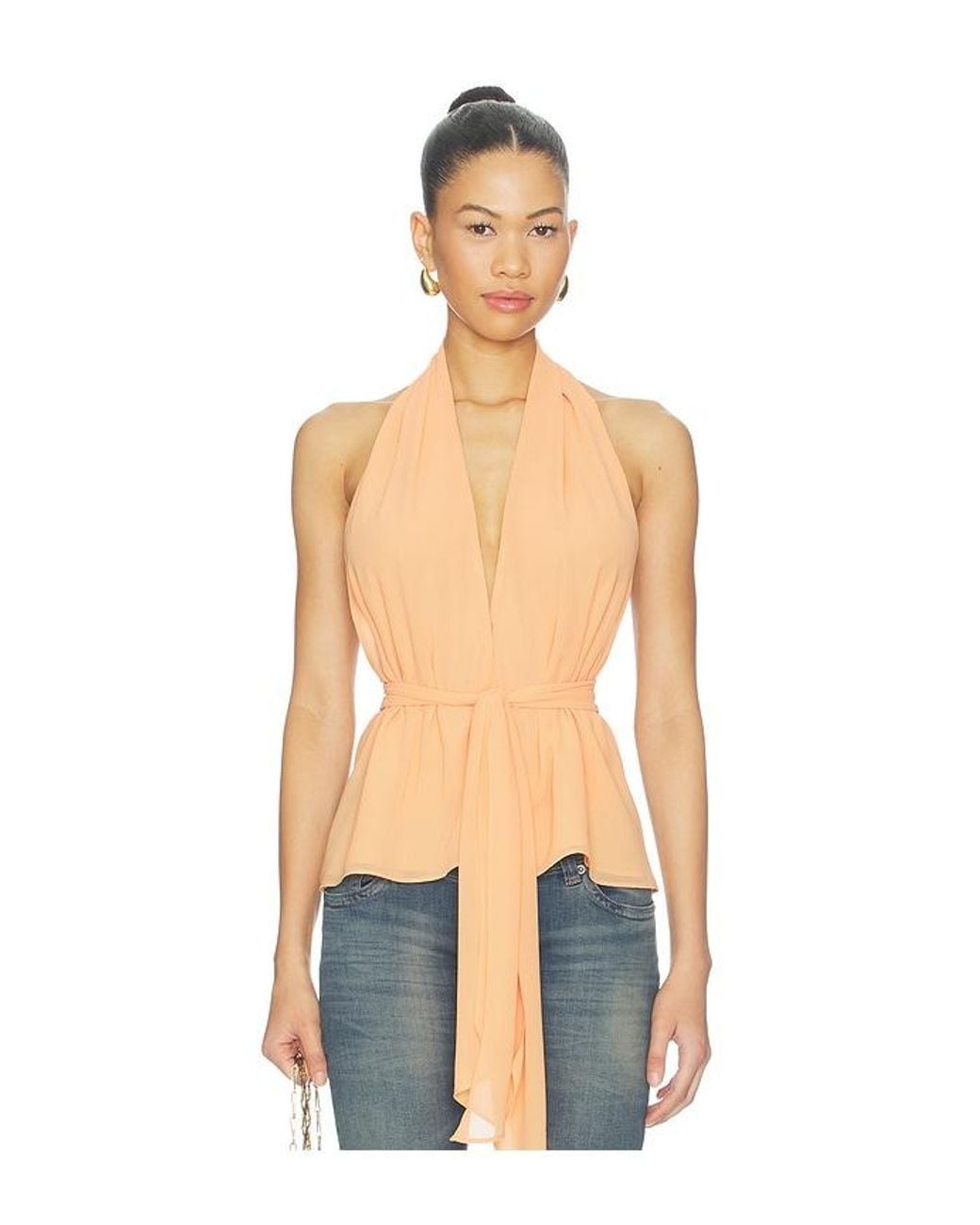 Lovers + Friends Red Demi Top