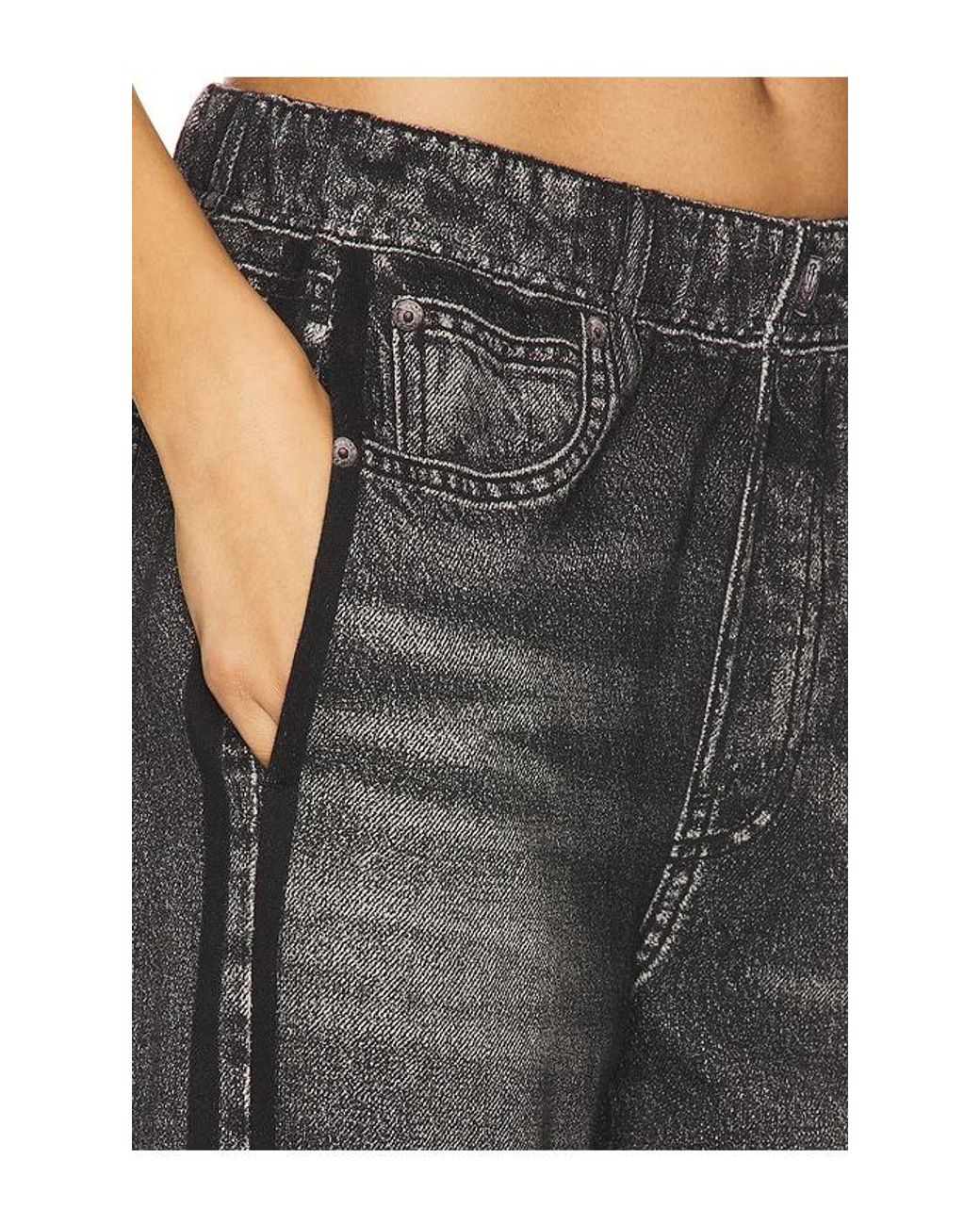 Rag & Bone Black Weite Jogginghose