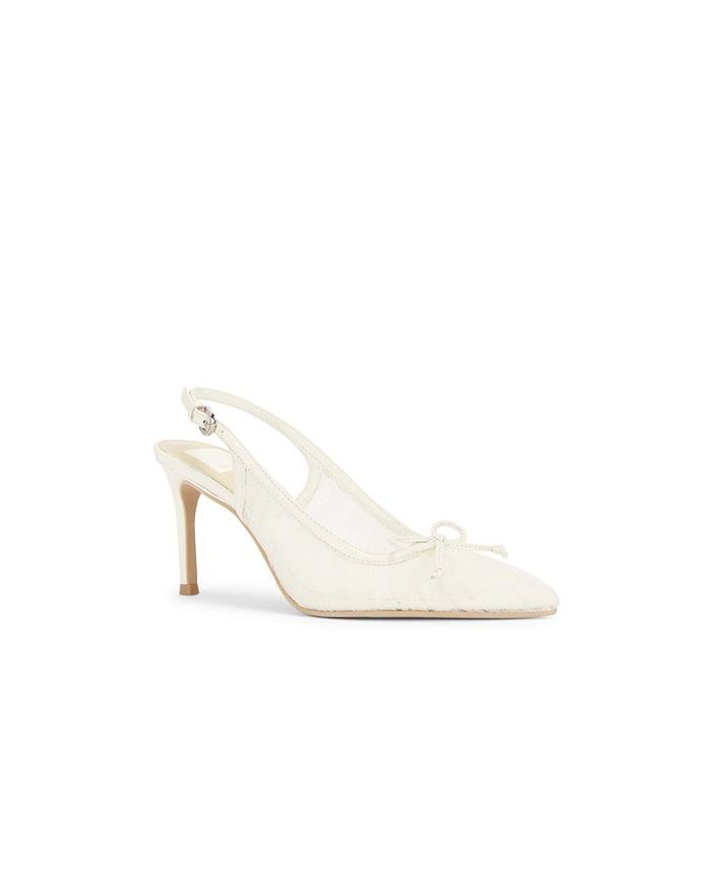 Dolce Vita White Yela Slingback Pump