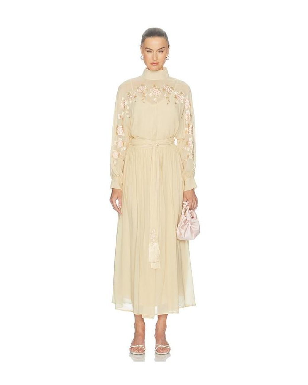 Zimmermann Natural Valiant Embroidered Blouse