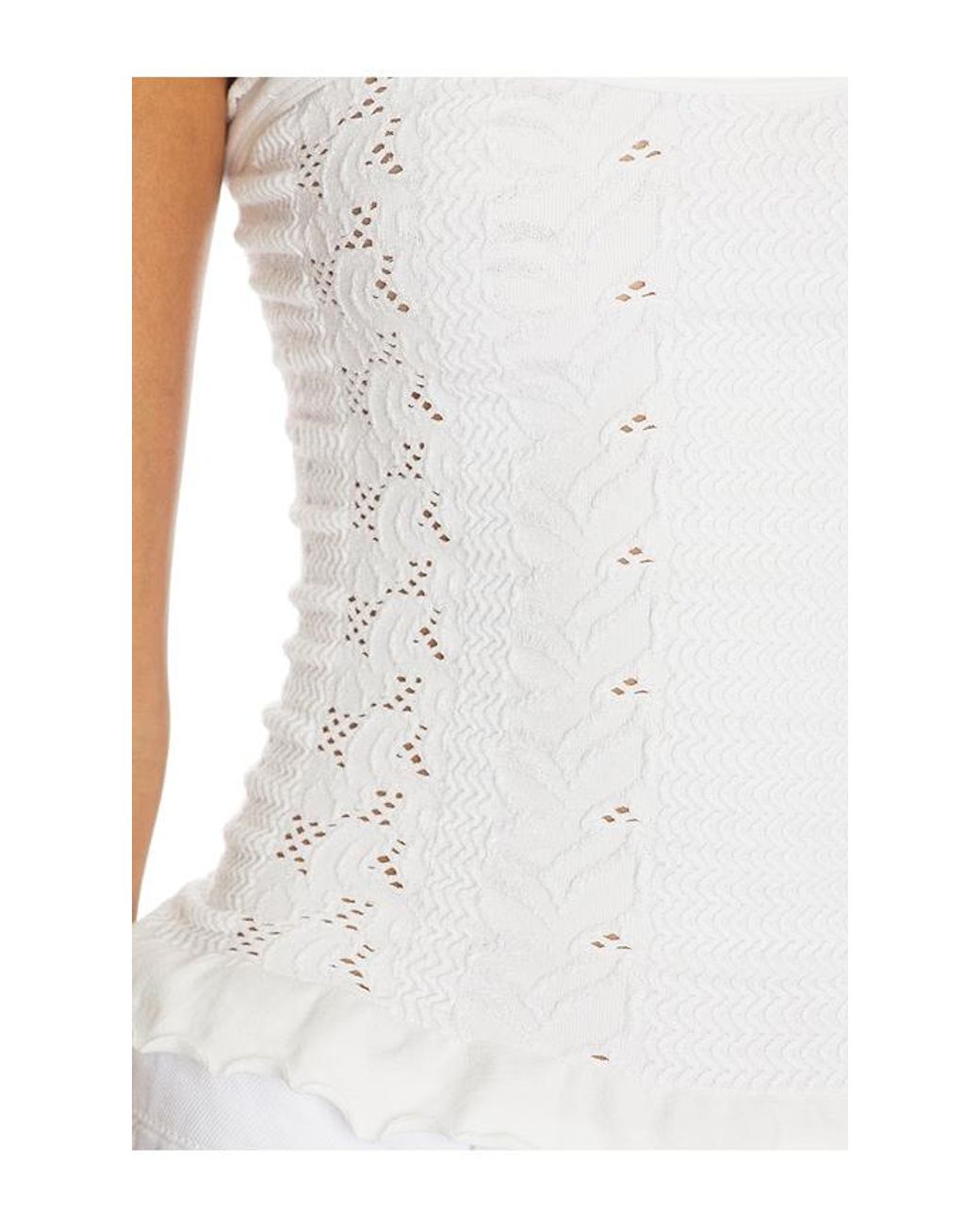 Free People White X Revolve X Revolve So Soft Femme Square Neck Cami