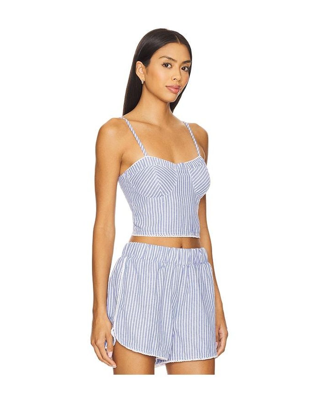 Blank NYC White Bustier Crop Top