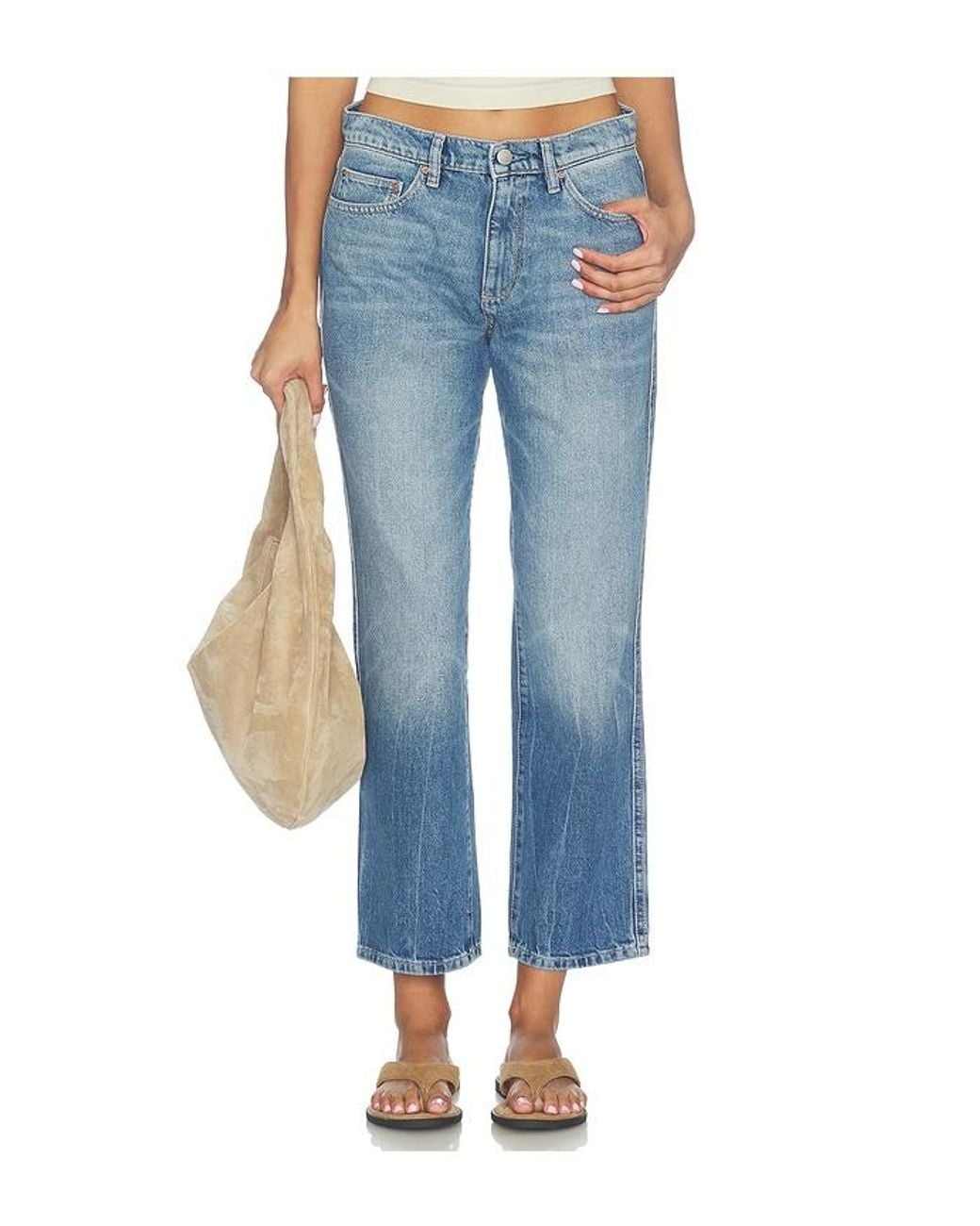 DL1961 Blue Dakota Slim Straight Low Rise Jean