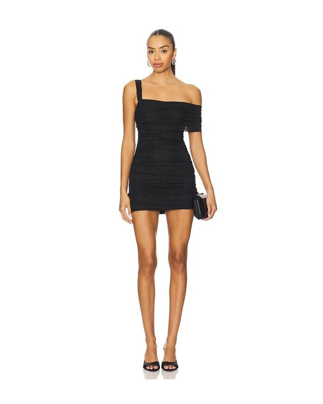 AFRM Otto Fine Lace Dress in Black | Lyst