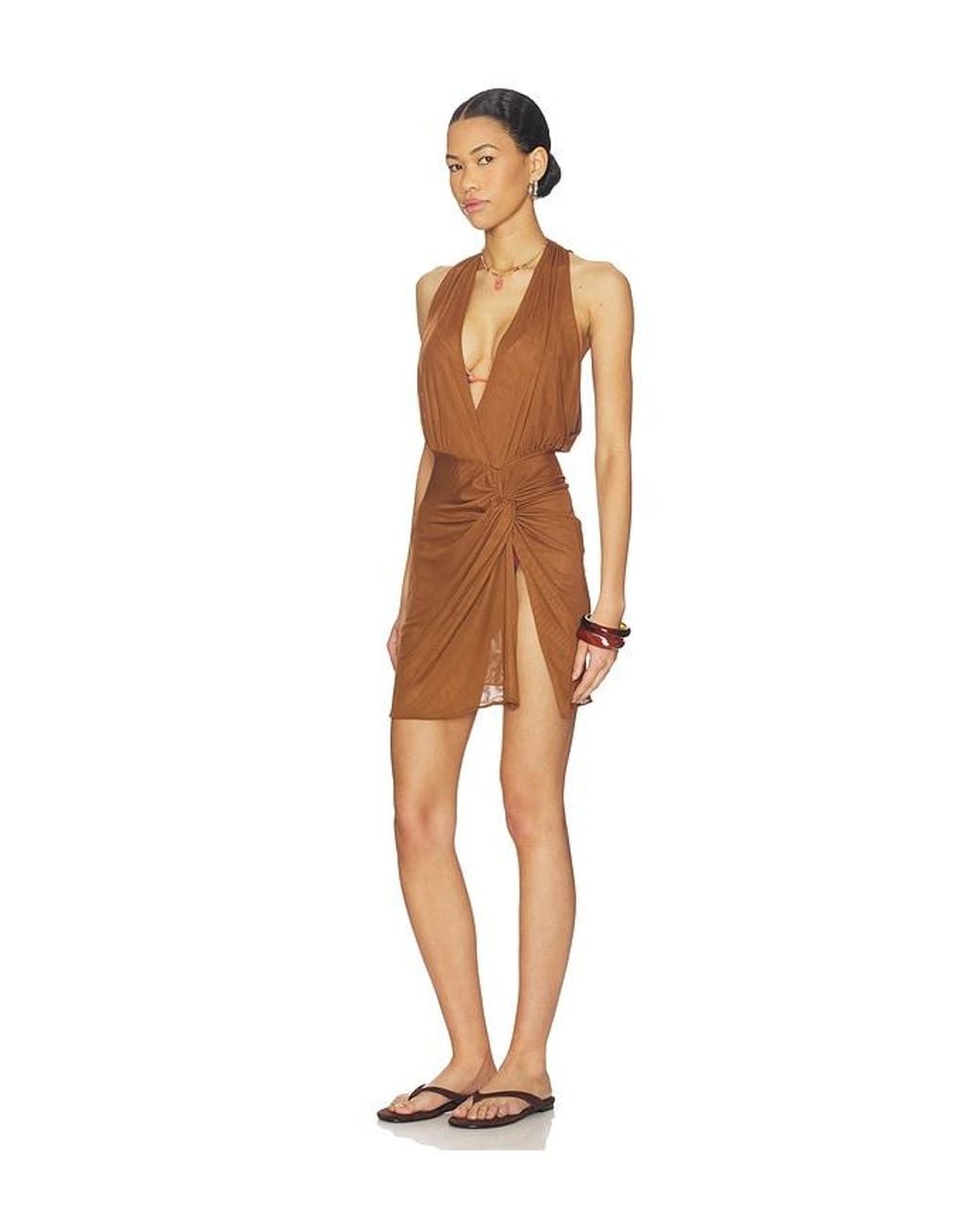 ViX Natural Karina Short Cover Up