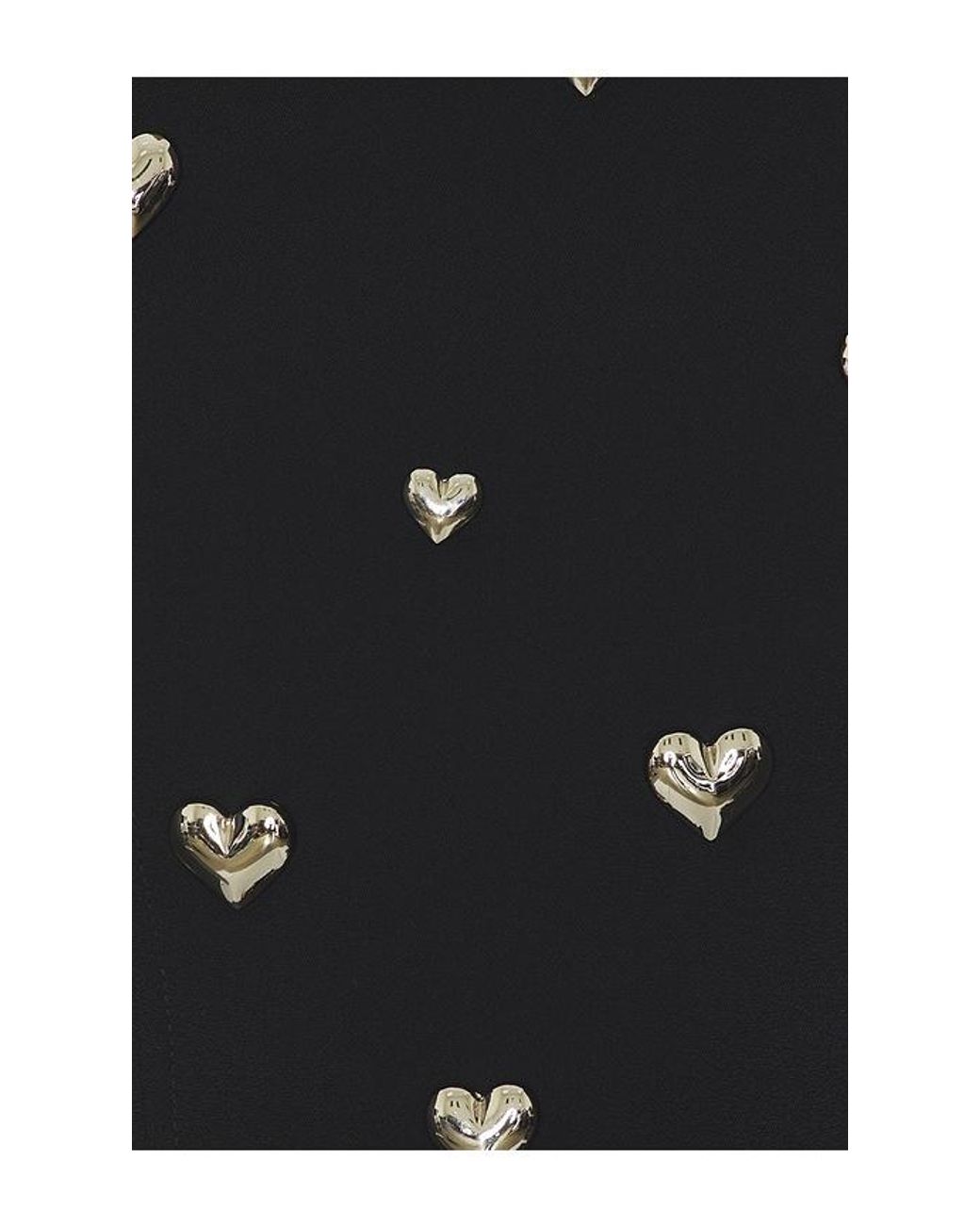 MILLY Black Heart Applique Tube Top