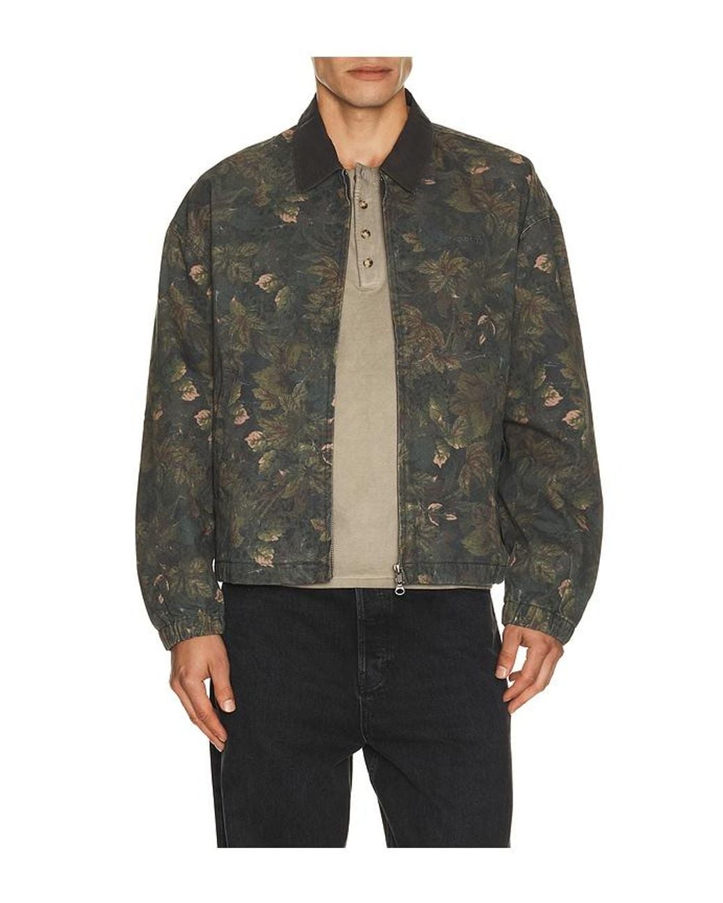 Thisisneverthat Black Denim Blouson Jacket for men
