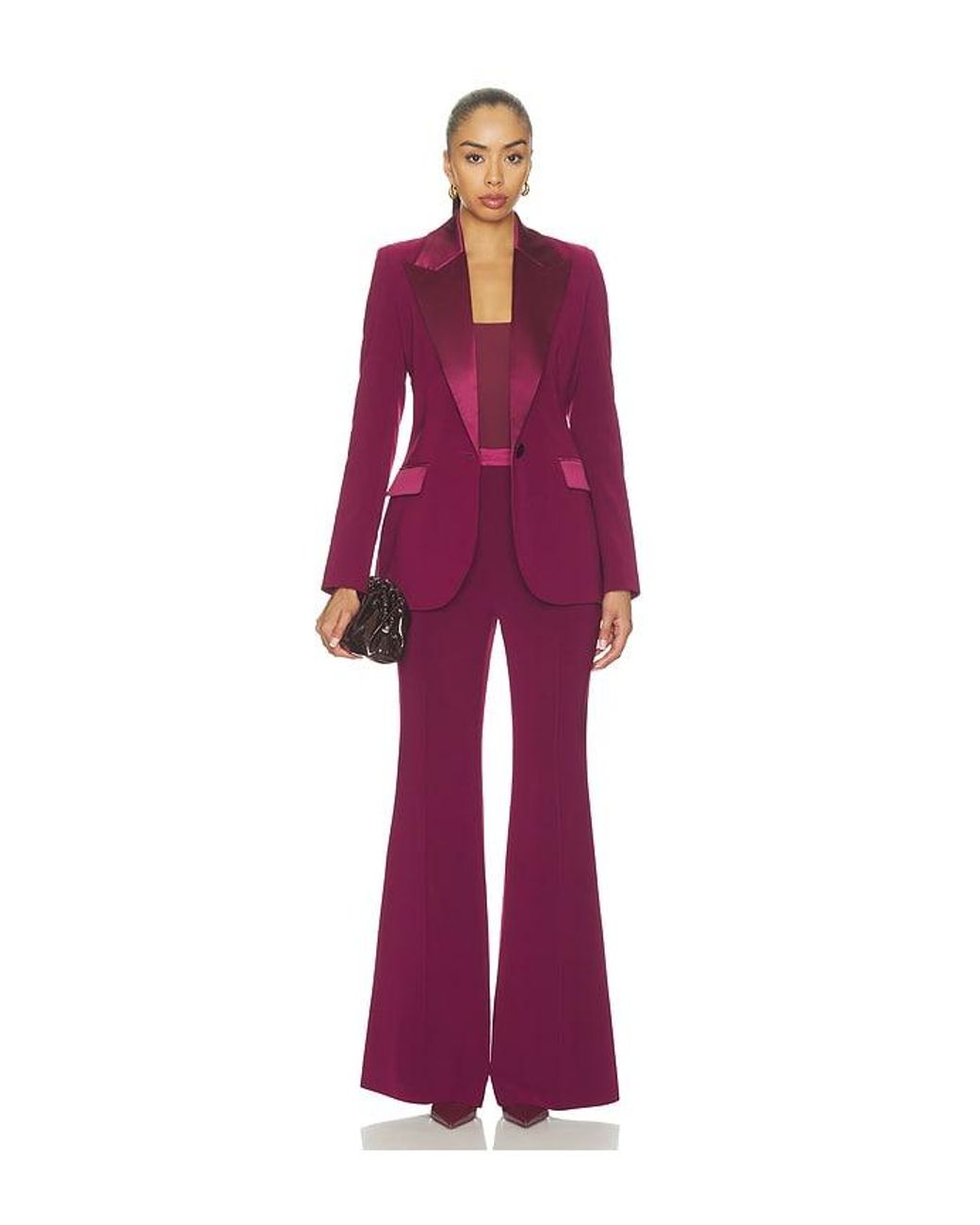 Nadine Merabi Red Charlotte Trousers