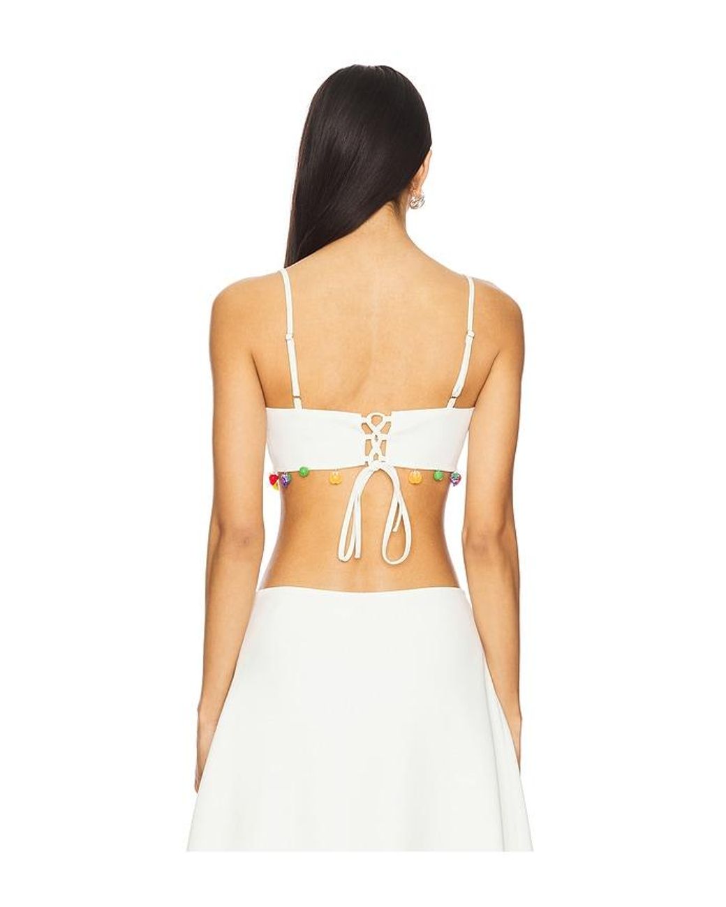 Tyler McGillivary White Mira Bra Top