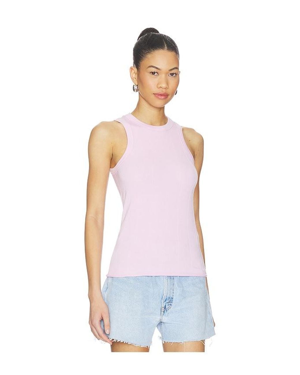 Free People White So Soft Seamless Modal Tank