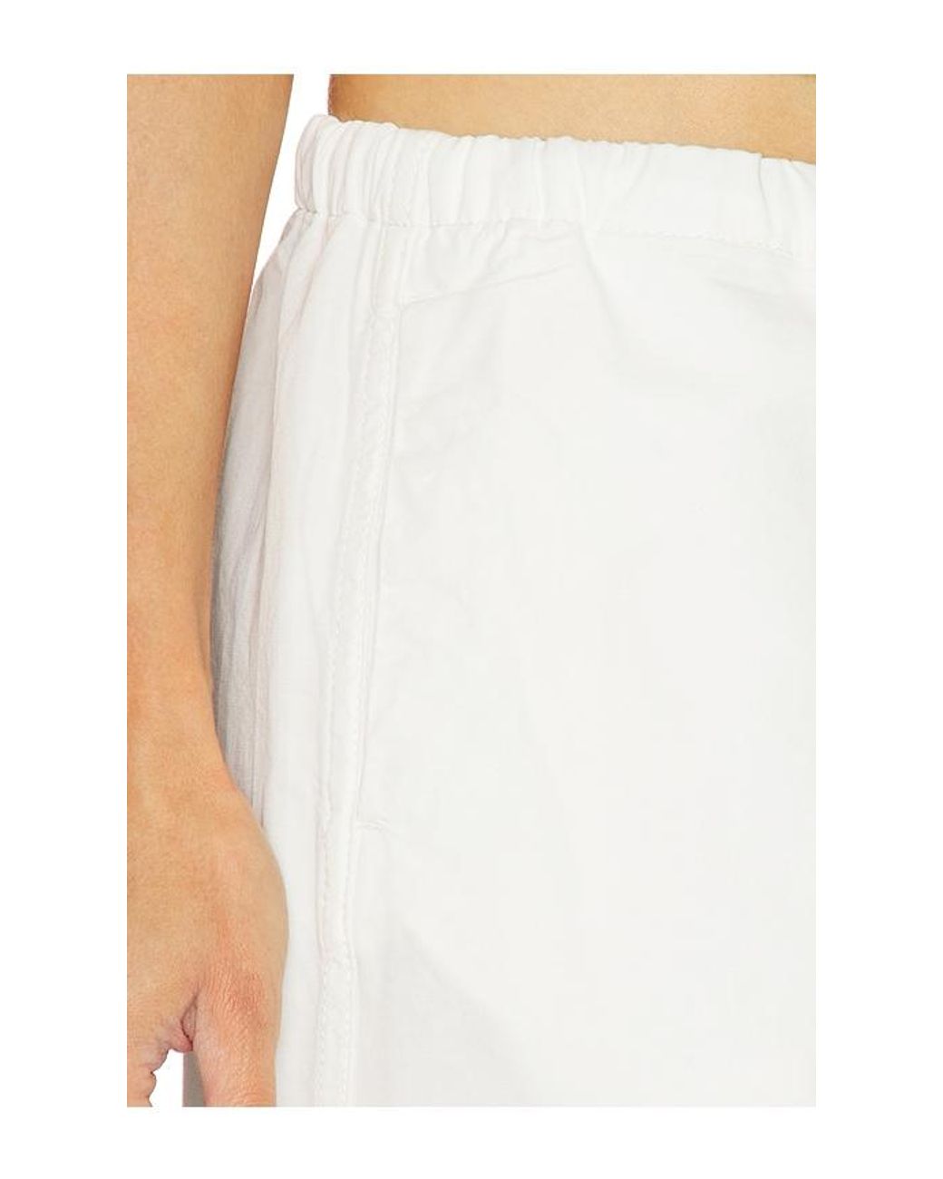 GRLFRND White Kacey Pull On Wide Leg