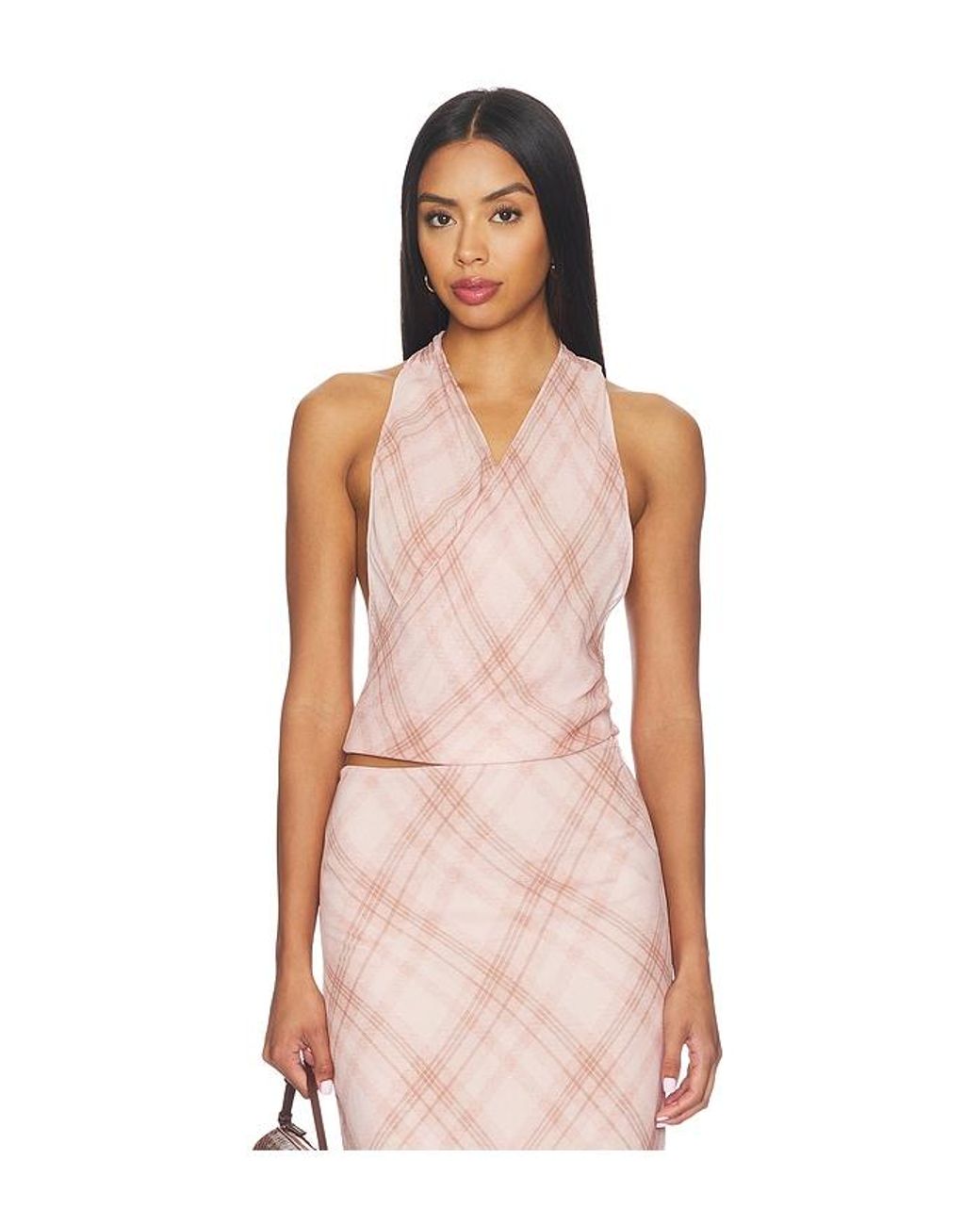 Lovers + Friends Pink Cassandra Top