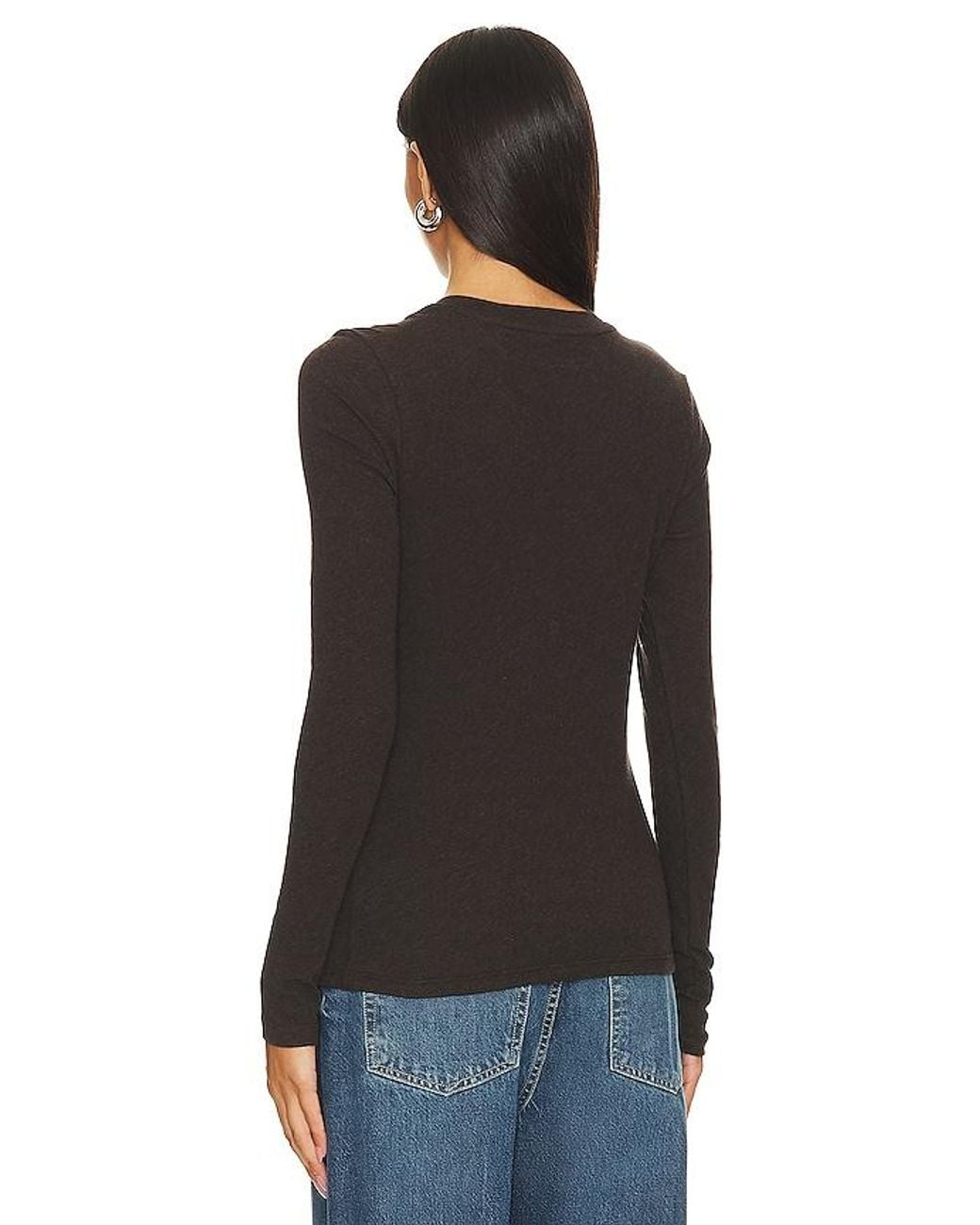 Enza Costa Black Cashmere Long Sleeve Cardigan