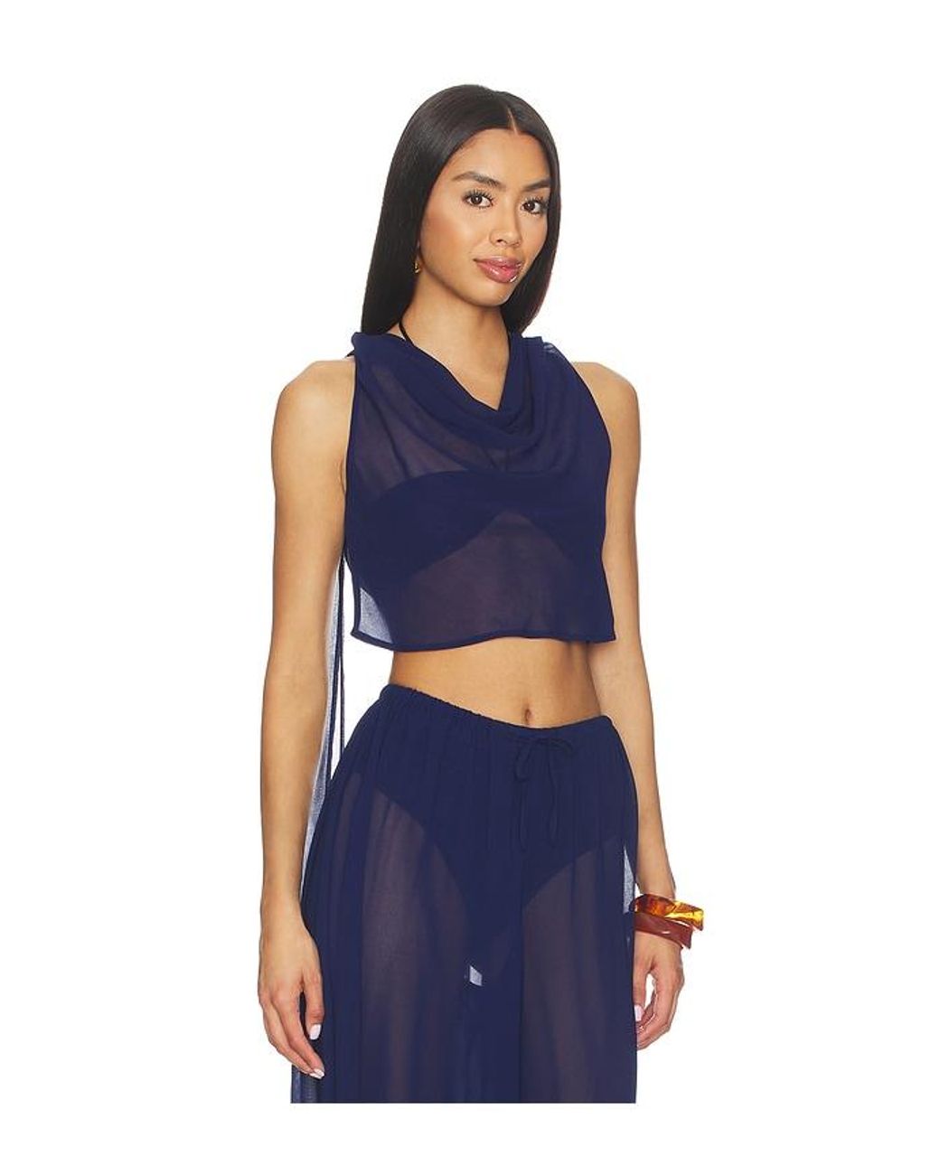 Shani Shemer Blue Shir Top