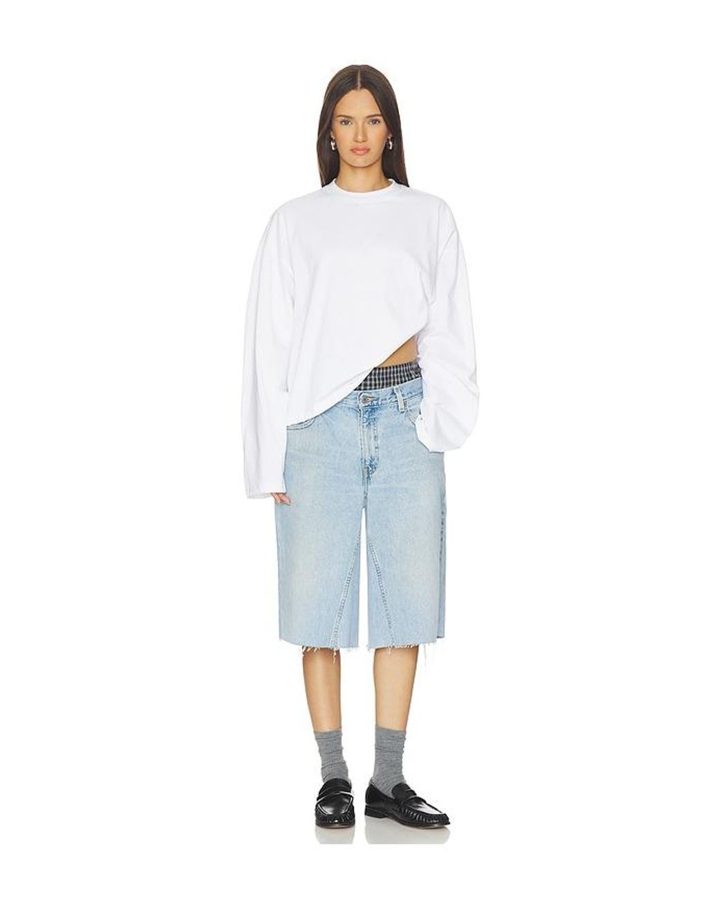 Lioness White Bloom Long Sleeve Top