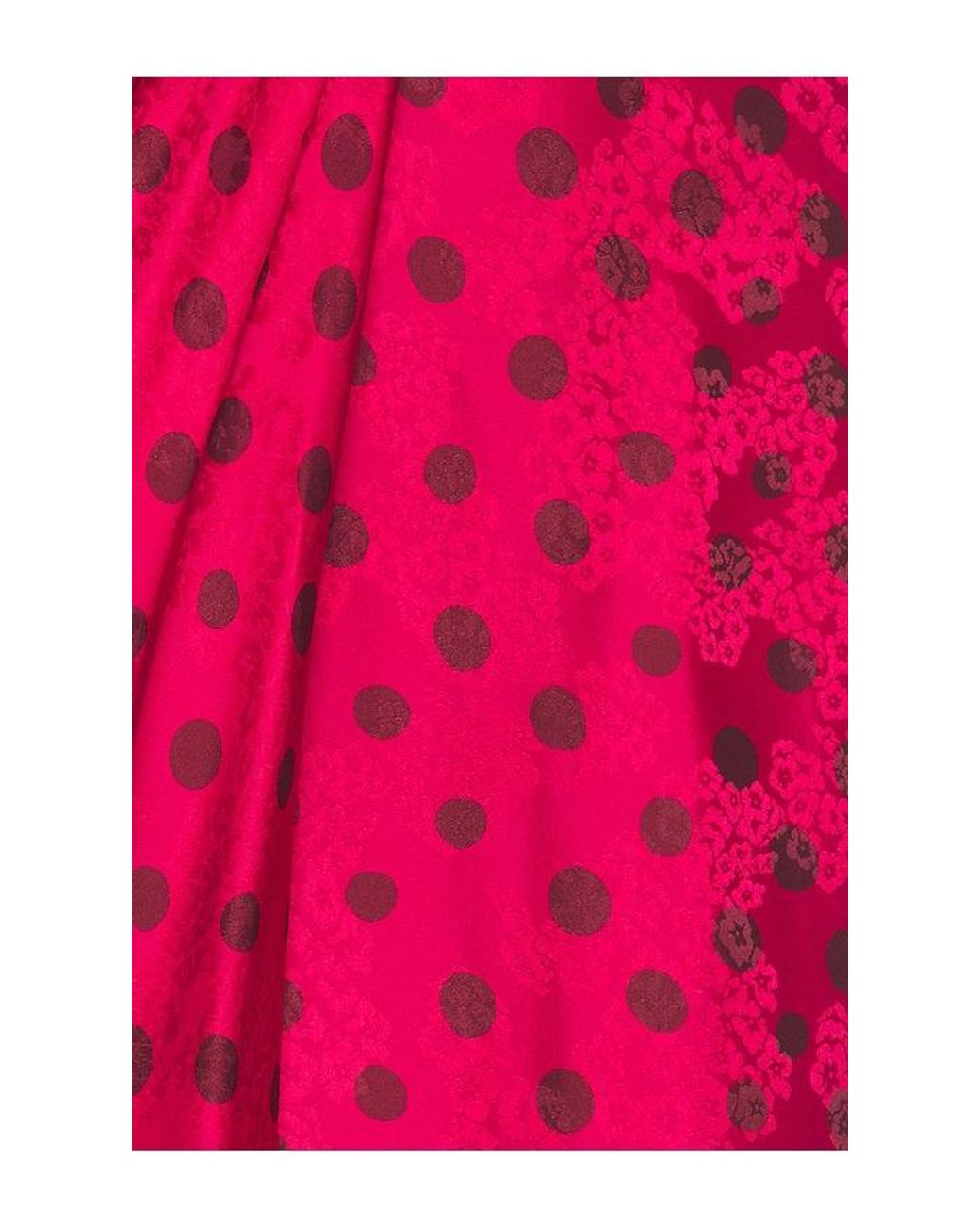 Saloni Red Kelly Long Dress