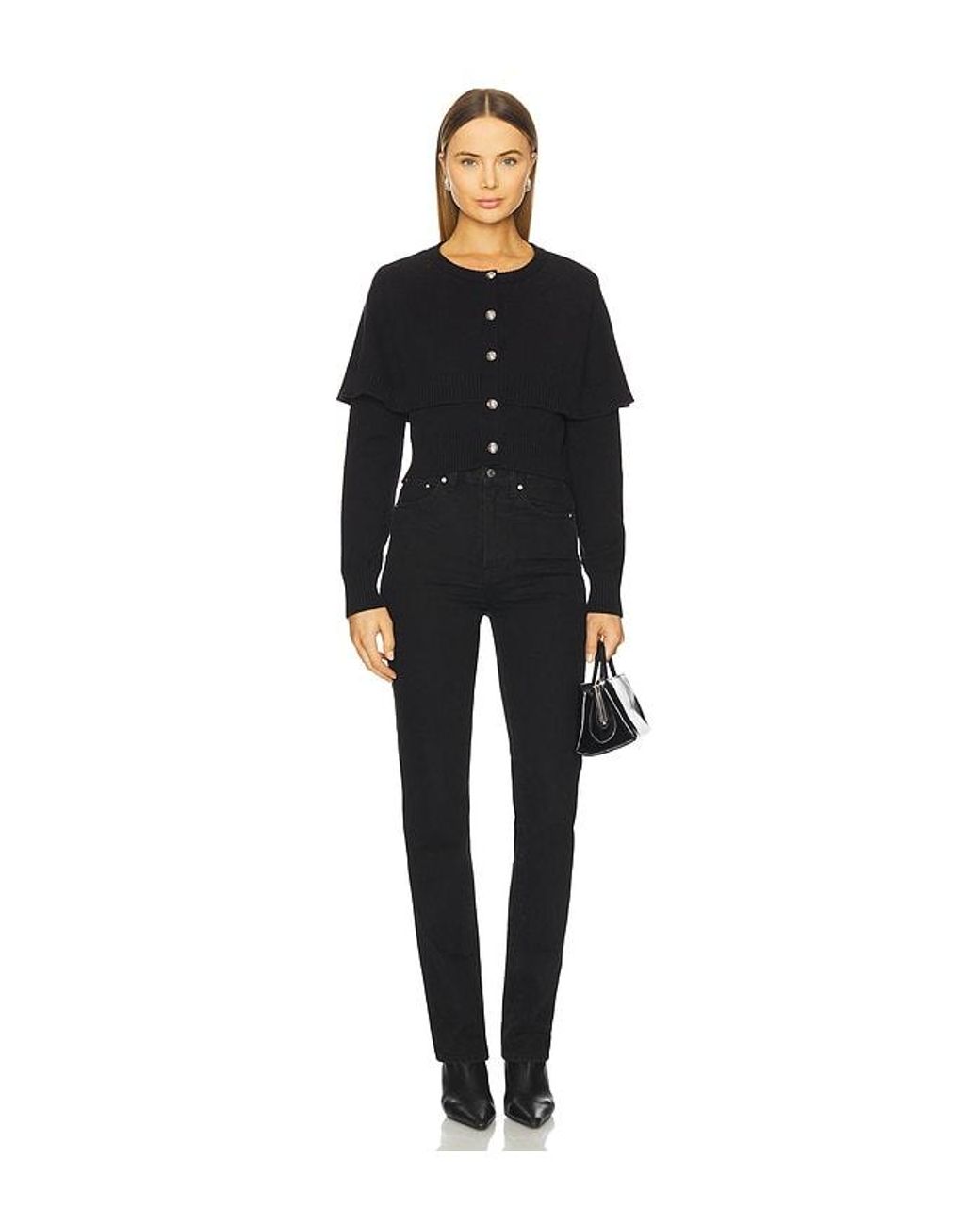 Steve Madden Black Gisselle Cardigan