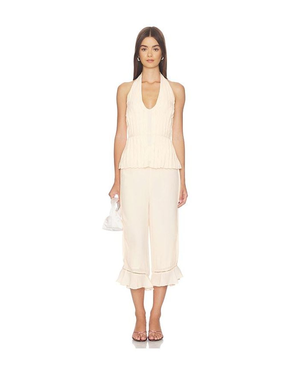 Posse White Jane Pant