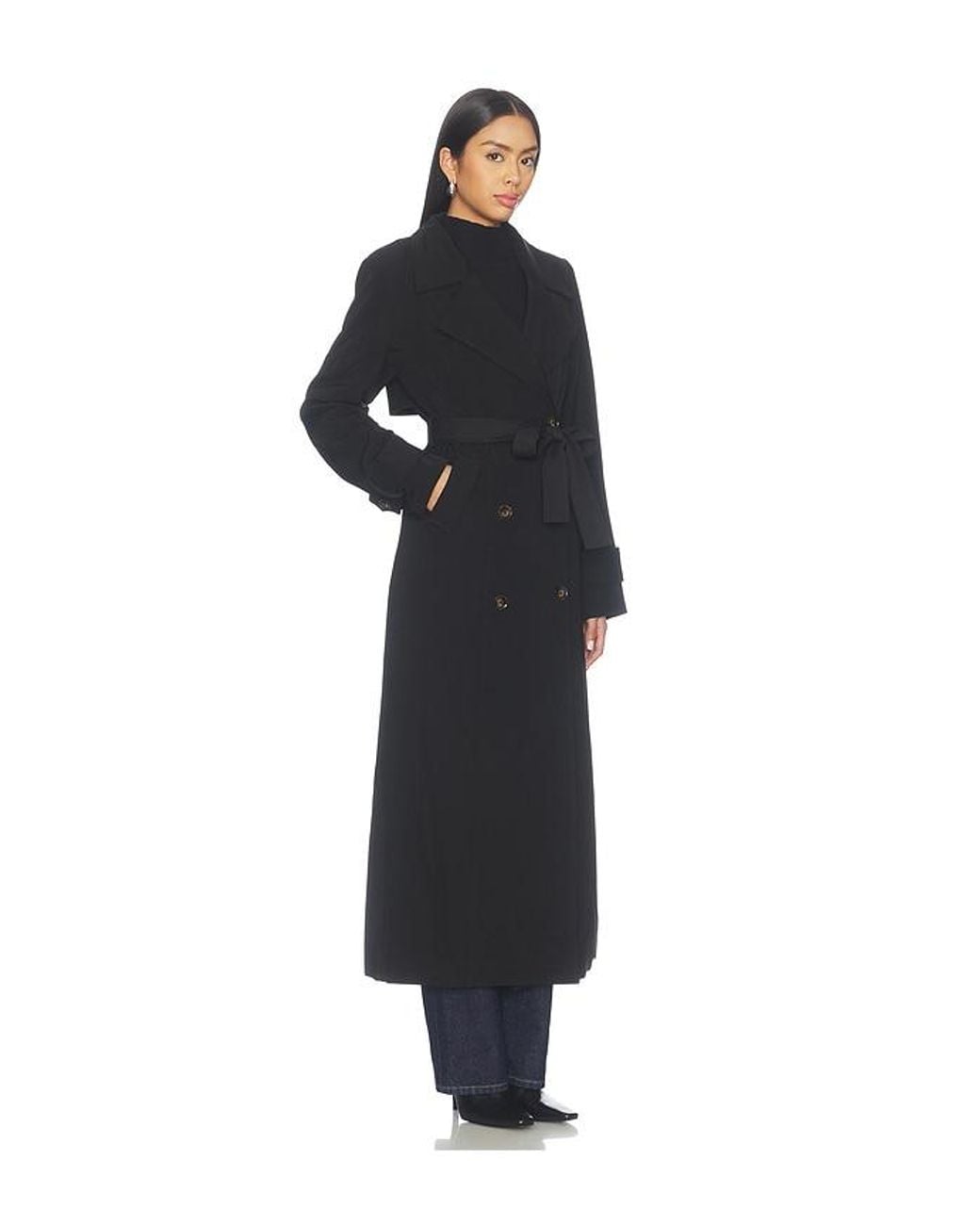 SNDY'S Black X Revolve Myka Trench Coat