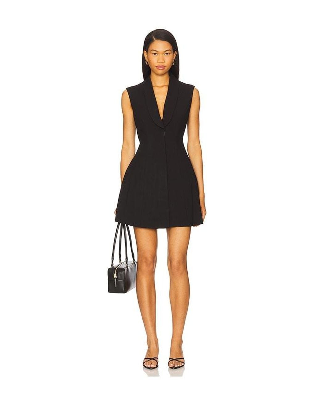 Bardot Black Destene Hourglass Mini Dress
