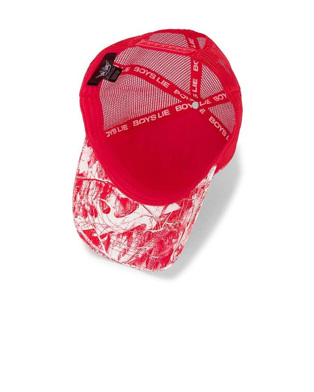 Boys Lie Red Truckermütze Camo