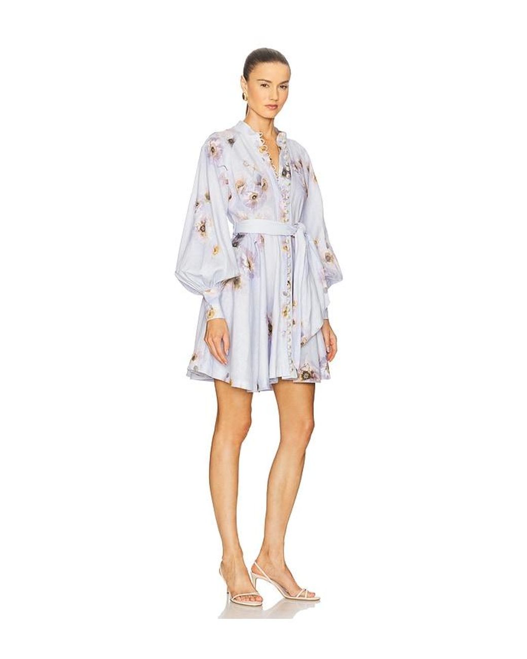 Zimmermann White Fit & Flare Dress