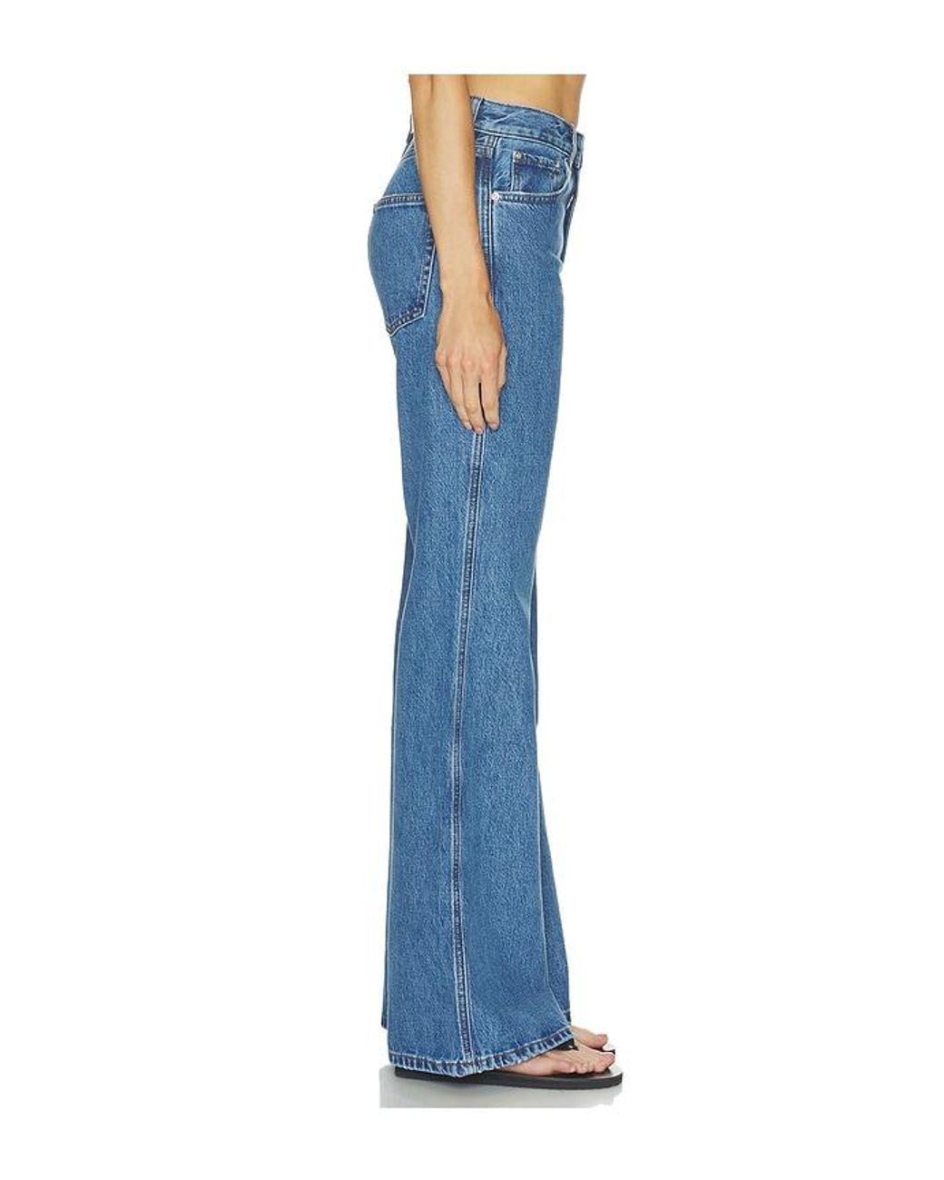 Anine Bing Blue Wyatt Jean