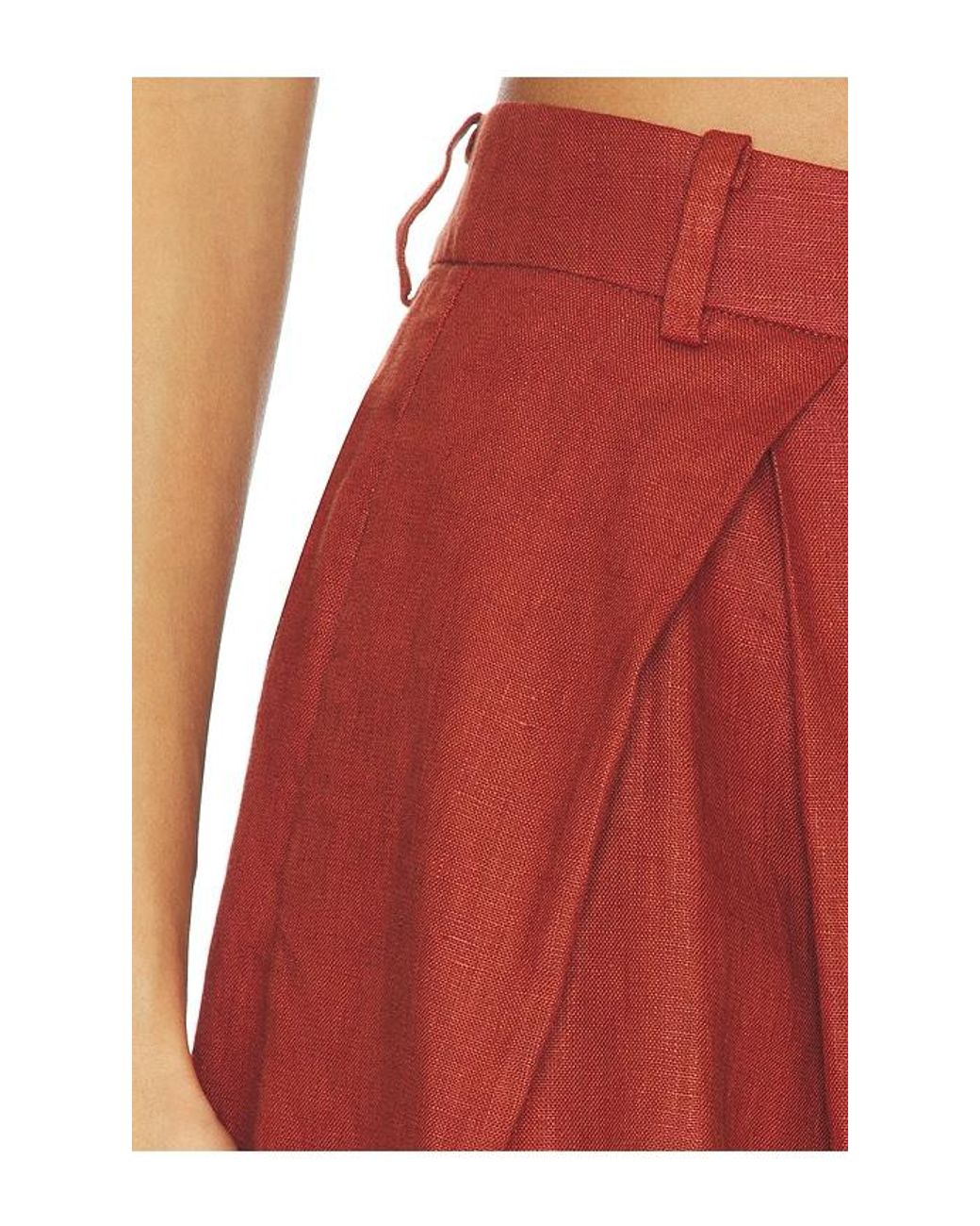Faithfull The Brand Red Sofia Trouser