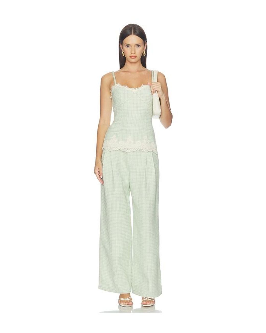 Maude Club Green Pierre Pants
